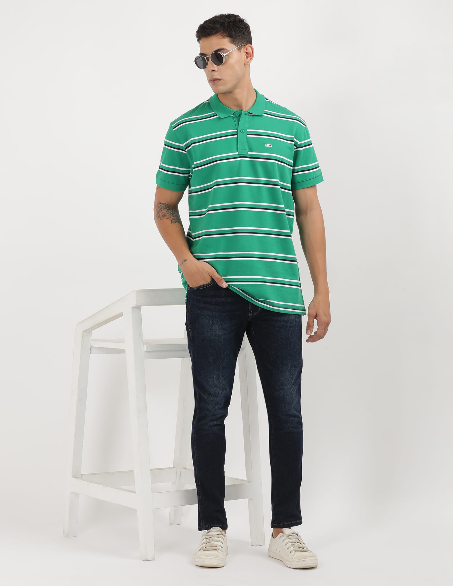 Buy Tommy Hilfiger Essential Horizontal Stripe Polo Shirt - NNNOW.com