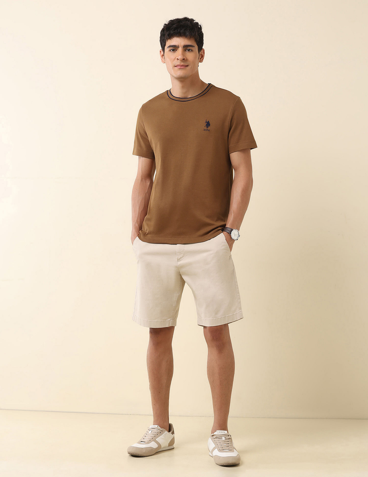 U.S. Polo Assn. Pure Cotton Slim Fit T-Shirt