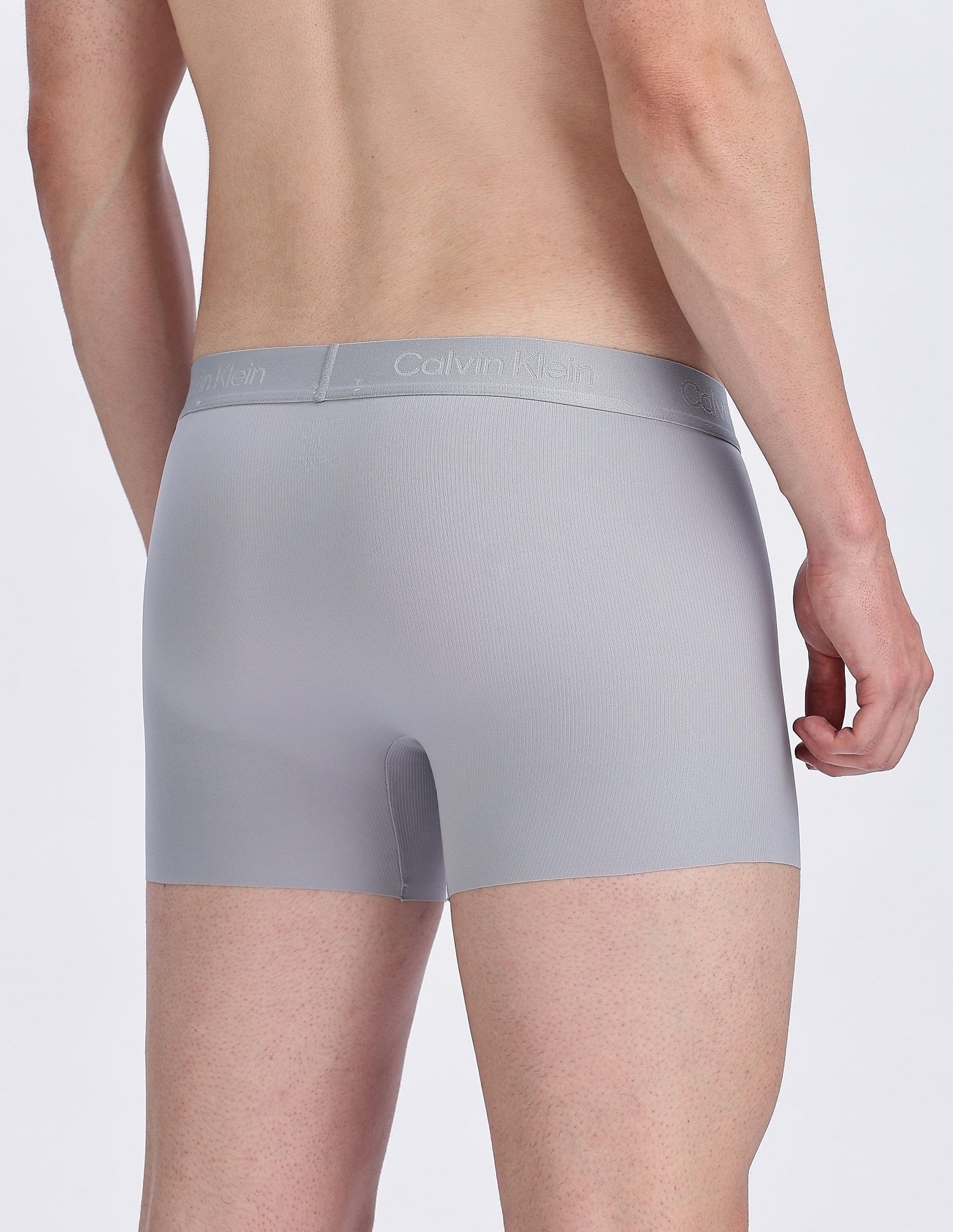 Calvin Klein Underwear Low Rise Solid Grey Trunks