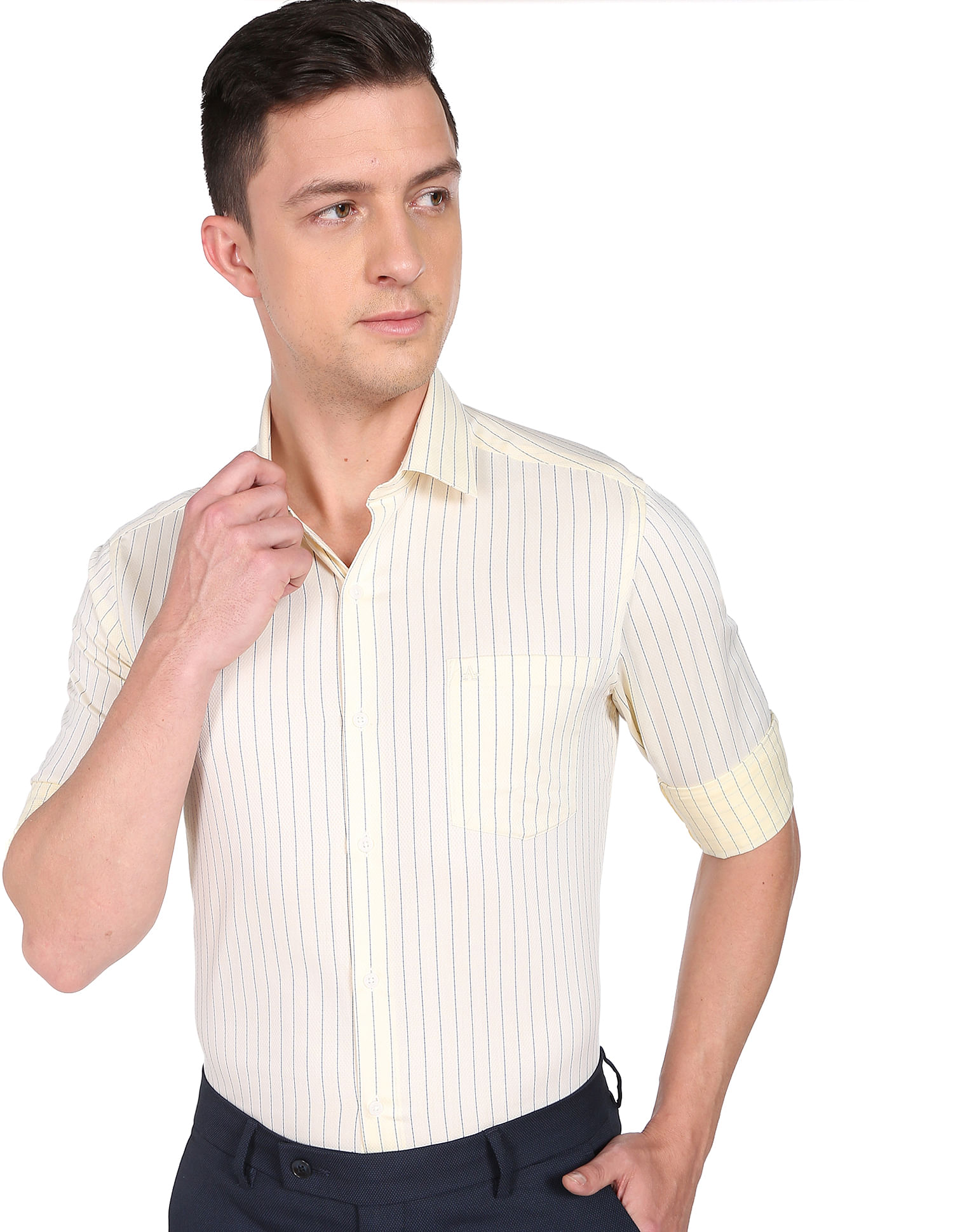 Arrow Pinstripe Cotton Shirt