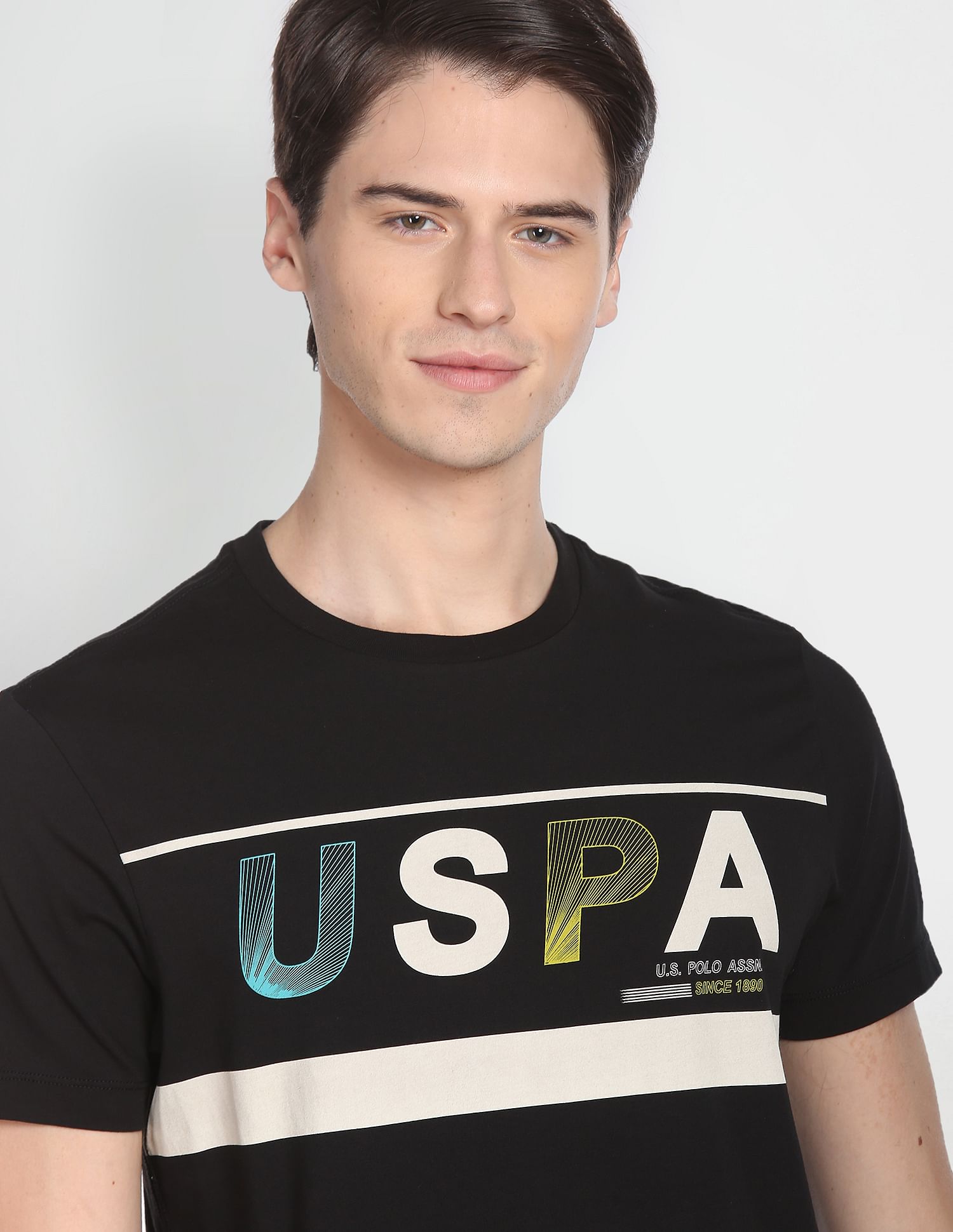 U.S. Polo Assn. Denim Co. Iconic Brand Print T-Shirt