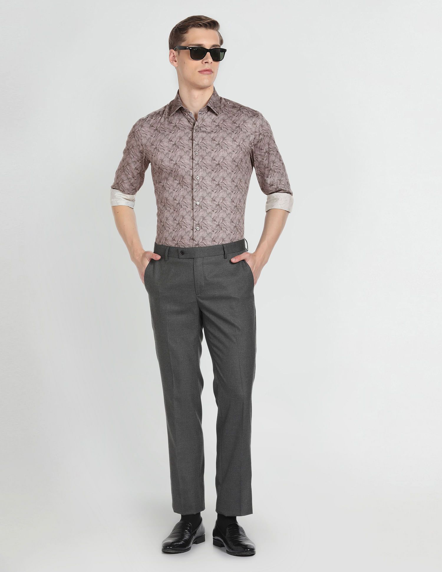 Arrow Newyork Manhattan Slim Fit Cotton Shirt