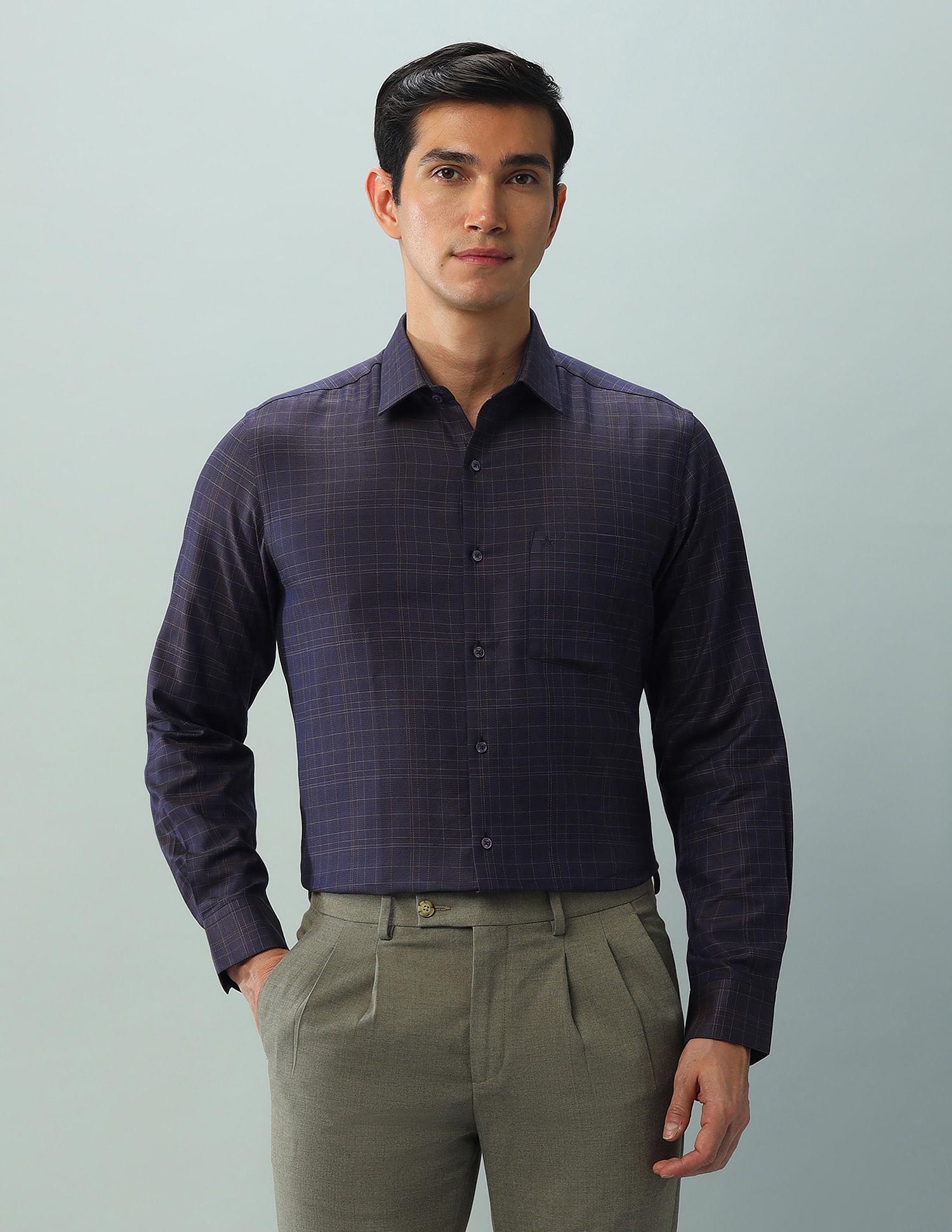 Arrow Regular Fit Twill Printed Shirt