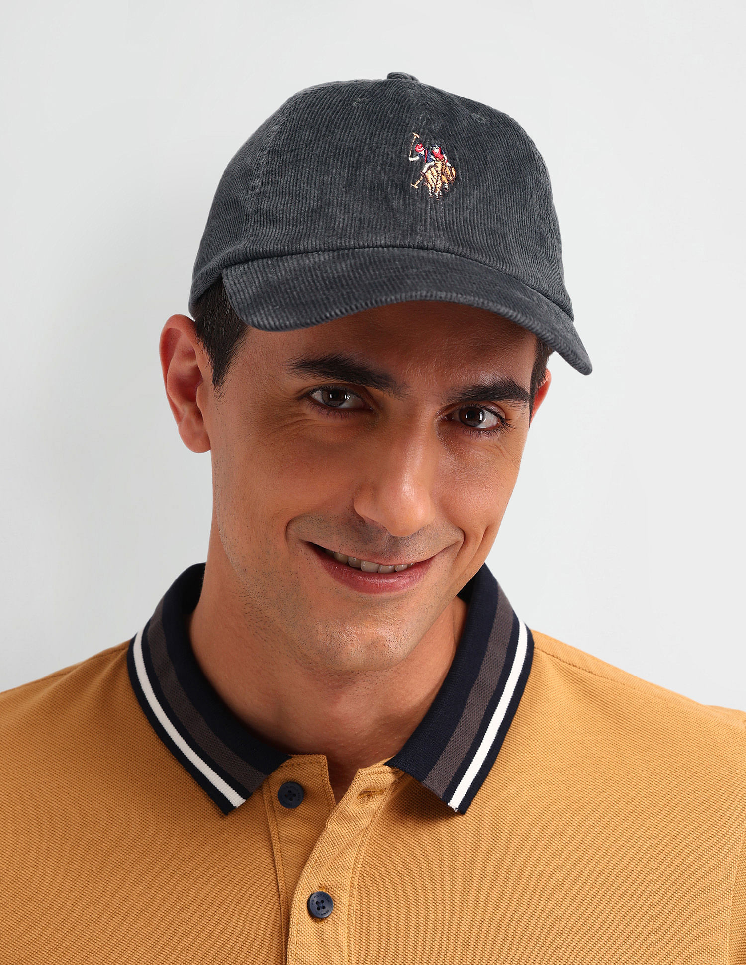 U.S. Polo Assn. Denim Co. Brand Embroidered Cotton Cap