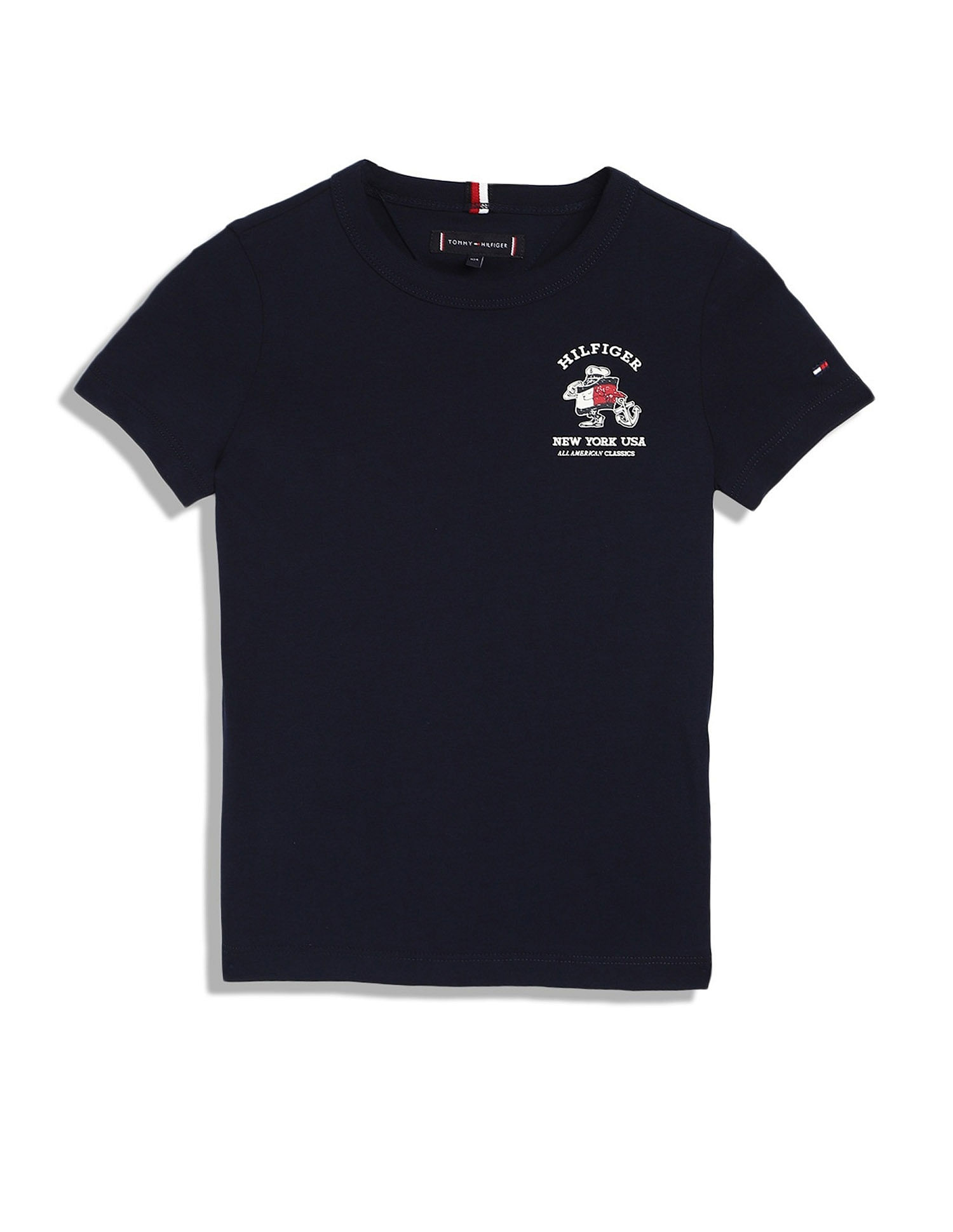 Tommy Hilfiger Kids Boys Graphic Regular-Fit Cotton T-Shirt