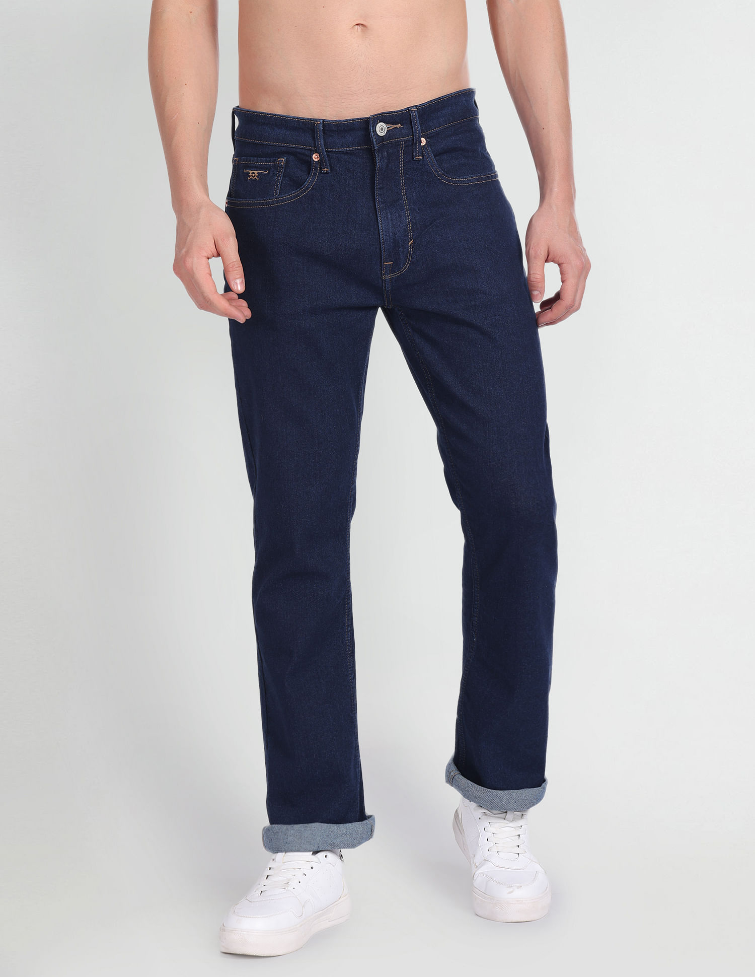 Flying Machine Bootcut Fit Rinsed Jeans