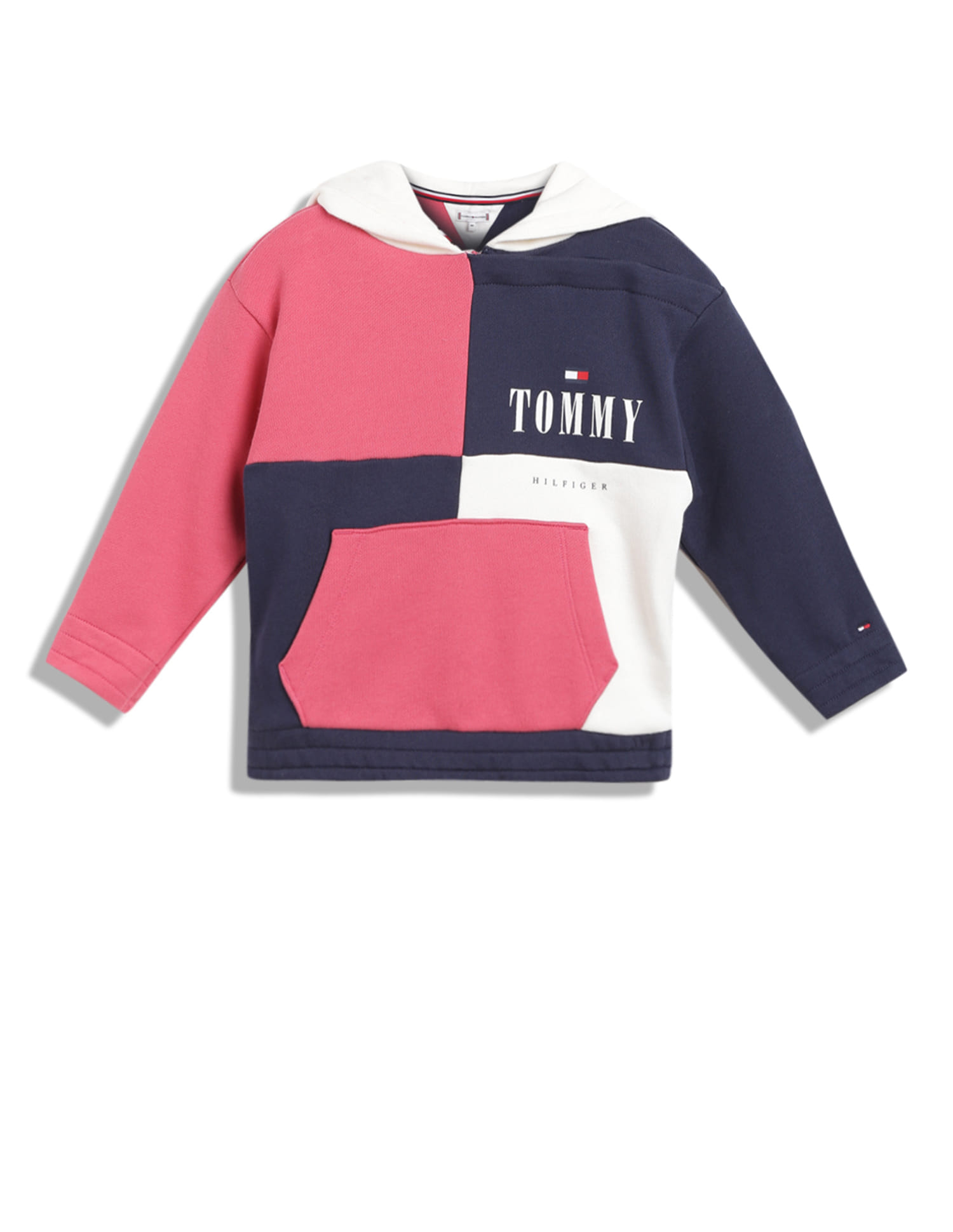 Buy Tommy Hilfiger Kids Boys Colour Block Hooded Sweatshirt