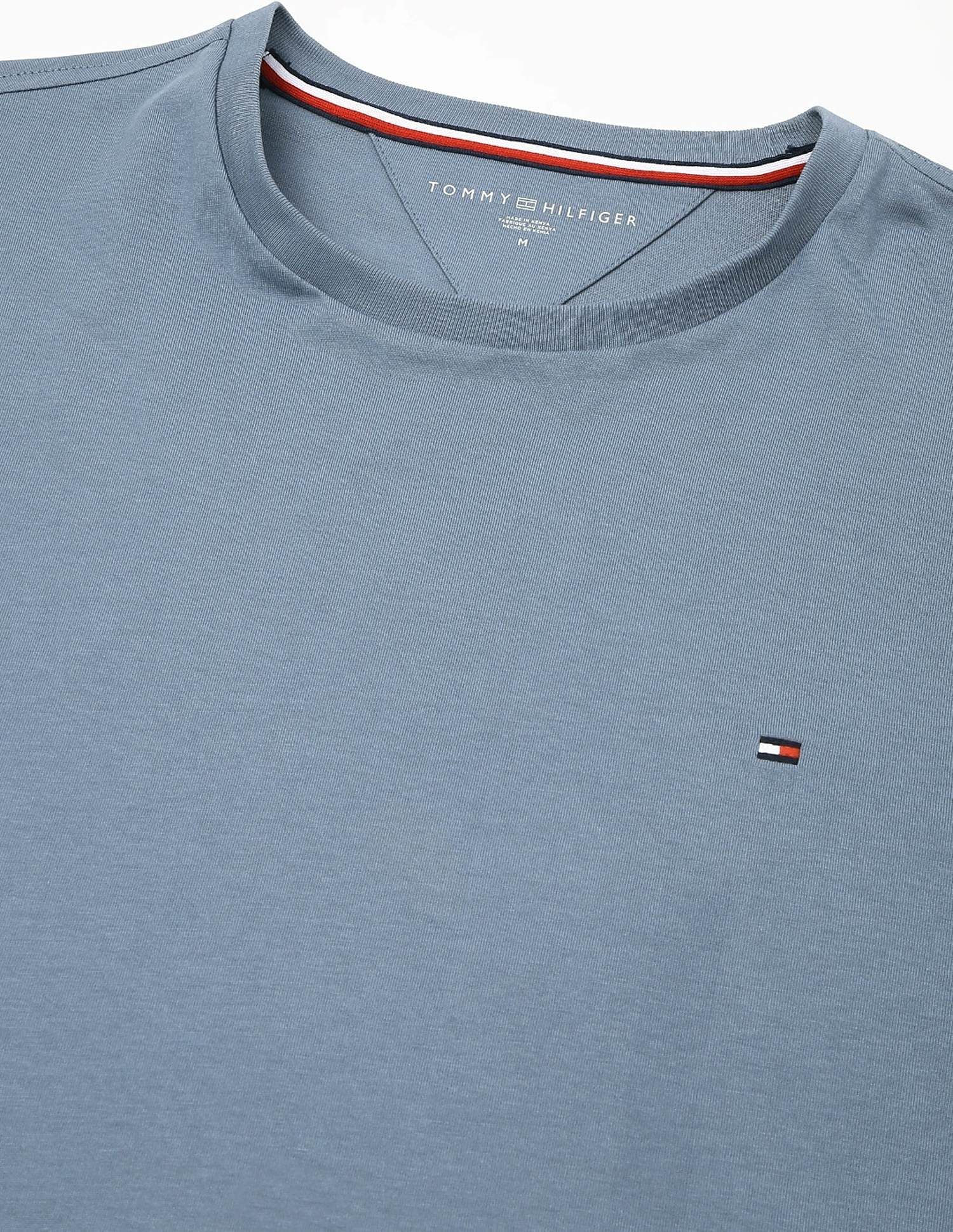 Tommy Hilfiger Solid Regular-Fit Cotton T-Shirt