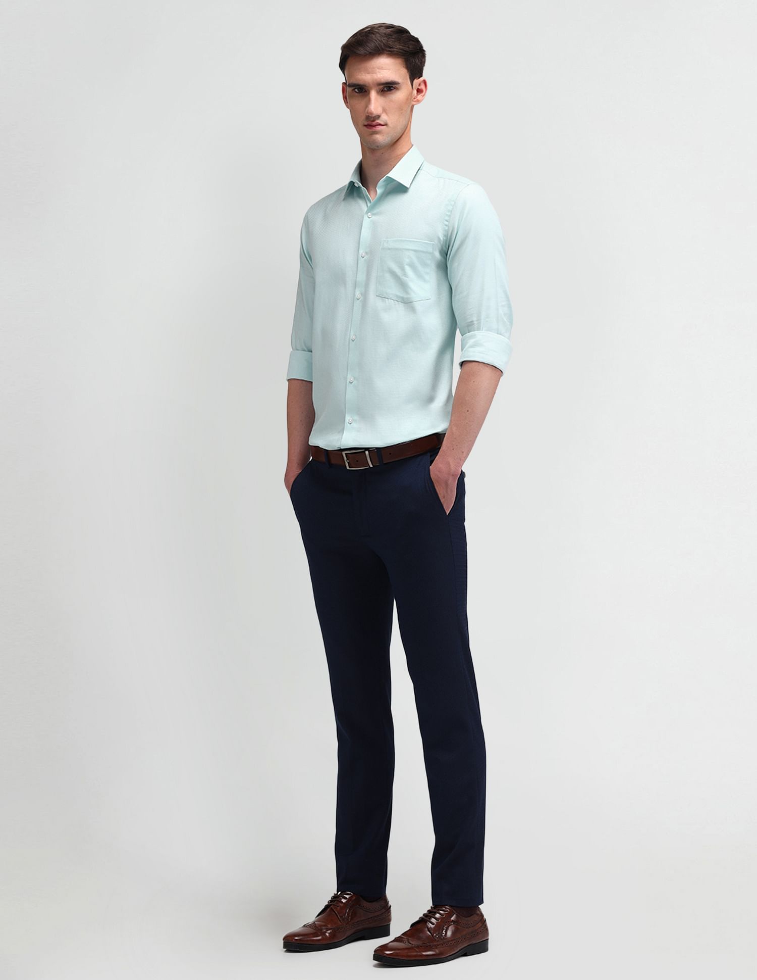 Arrow Liberty Classic Fit Textured Shirt