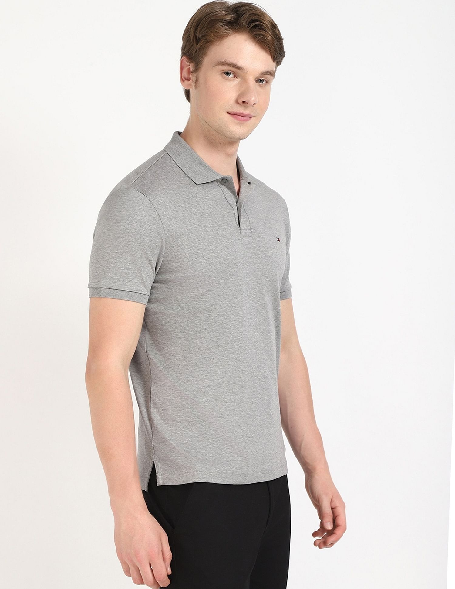 Tommy Hilfiger Printed Regular-Fit Cotton Polo Shirt