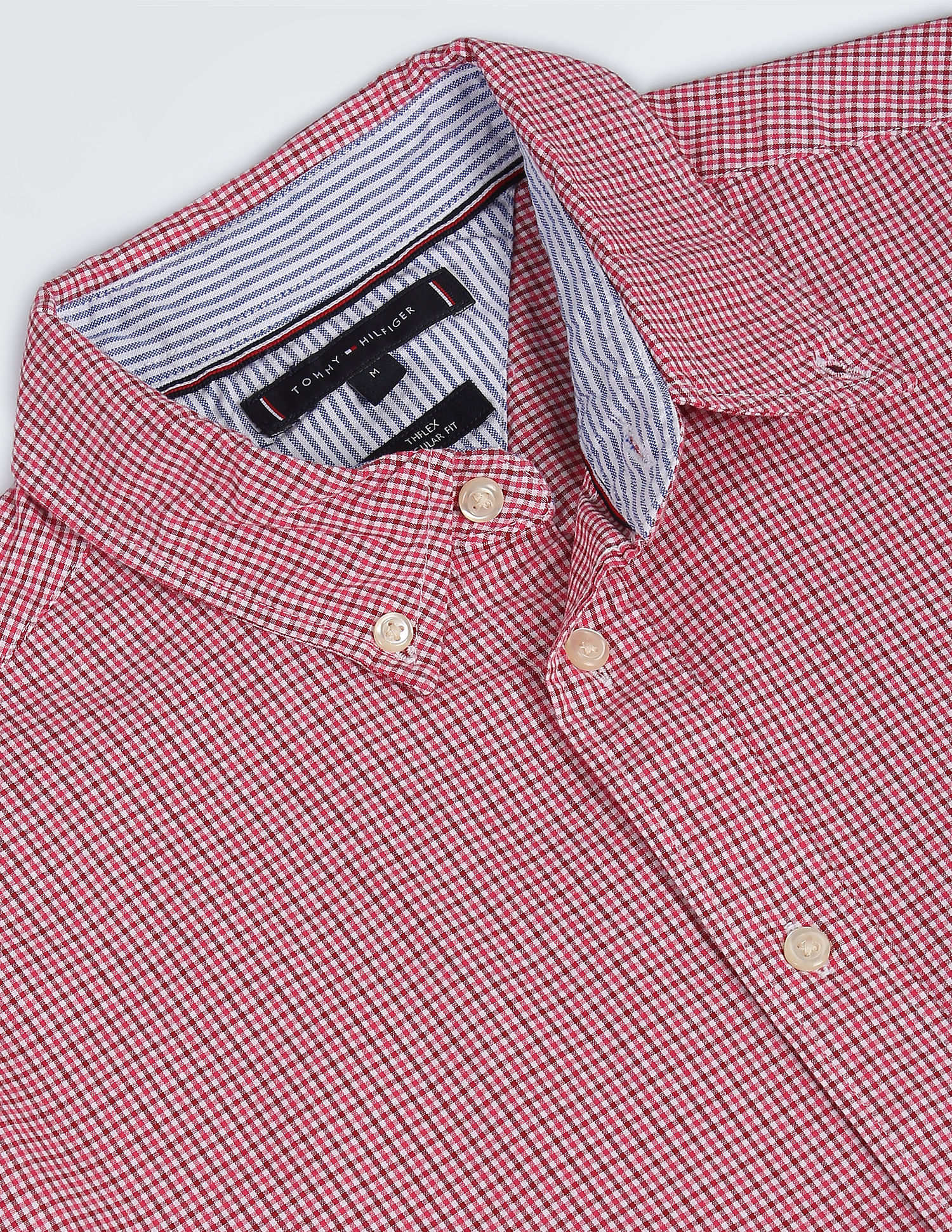 Tommy Hilfiger Grid Tattersall Check Regular Fit Casual Shirt