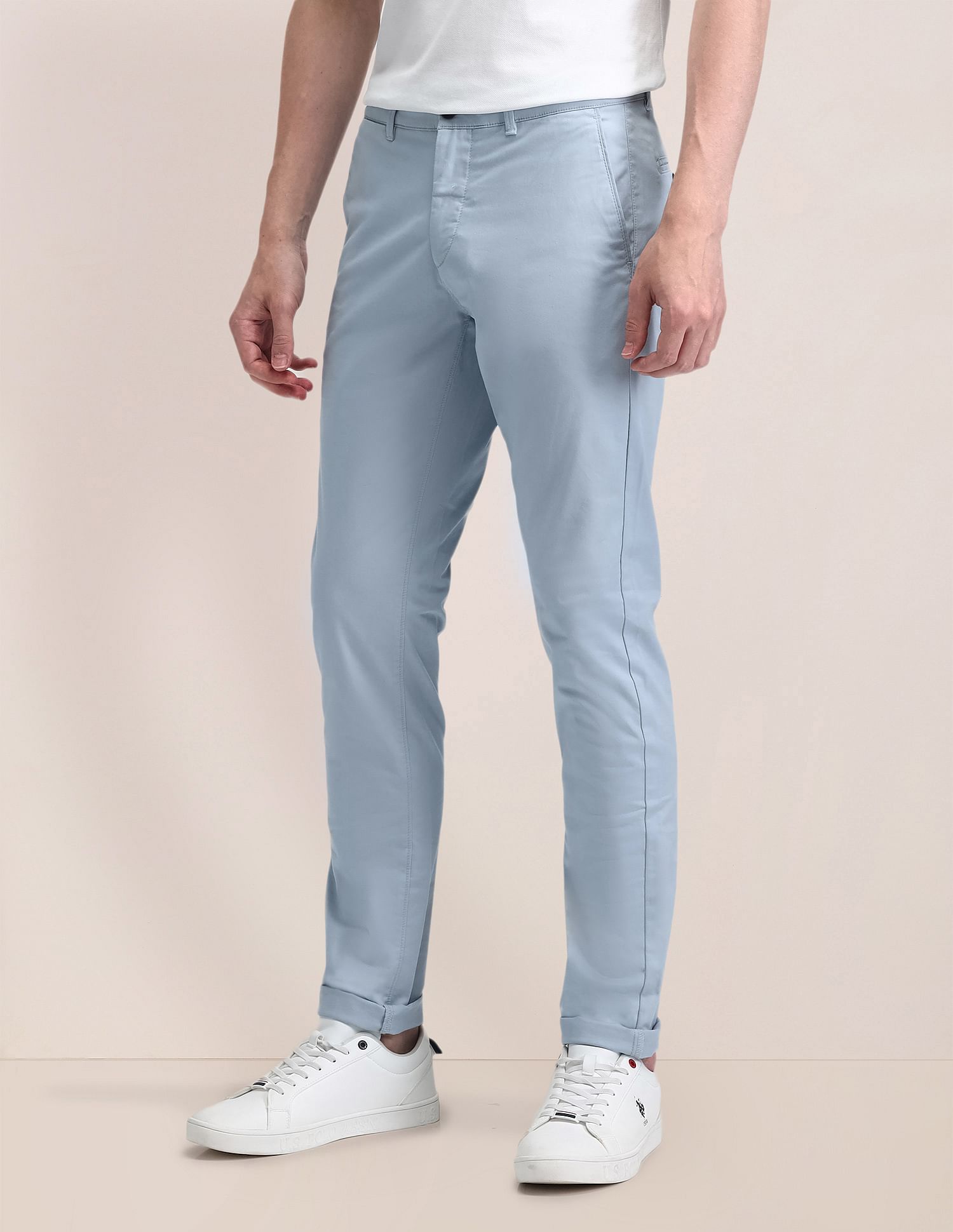 U.S. Polo Assn. Mid Rise Regular Fit Trousers