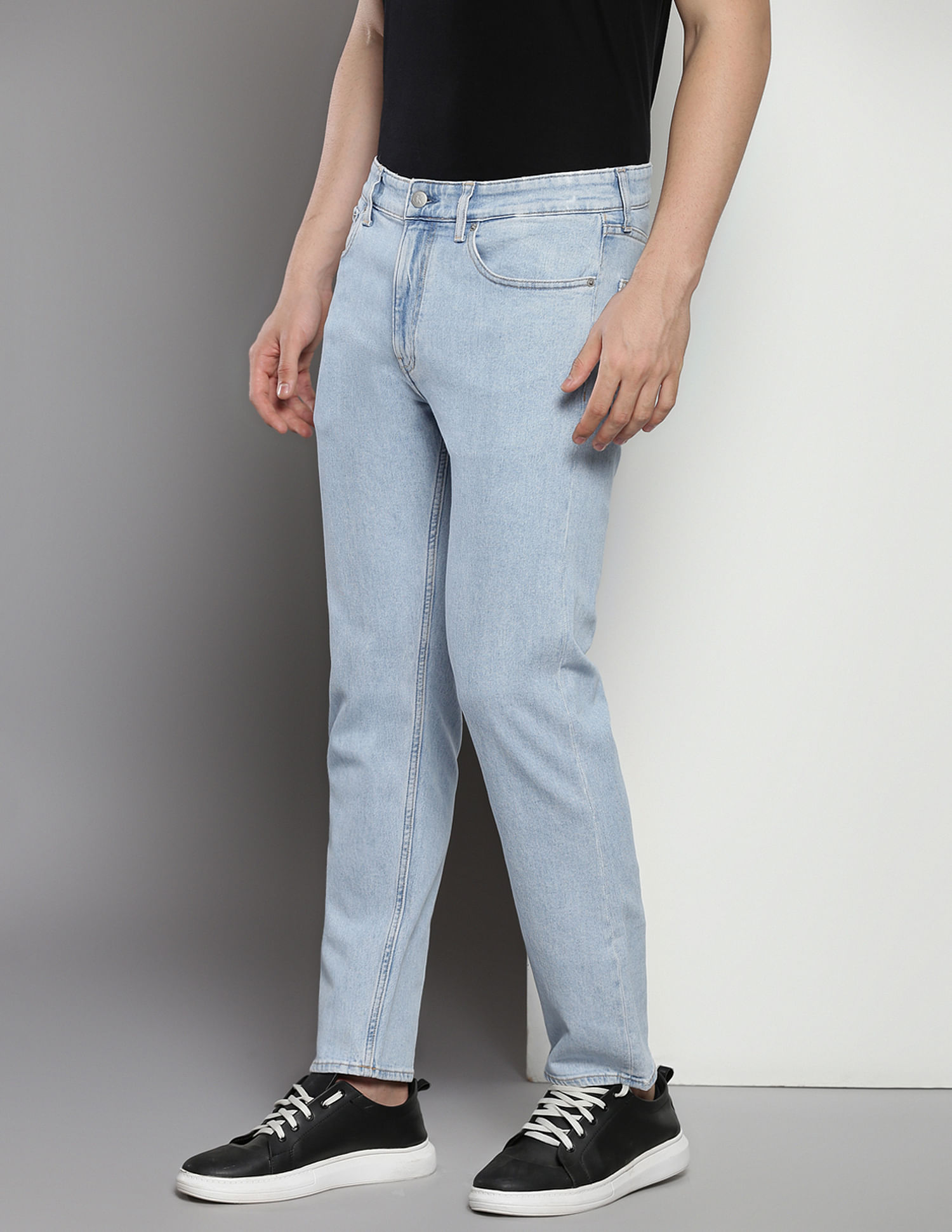Calvin Klein Mid Rise Sustainable Straight Fit Jeans
