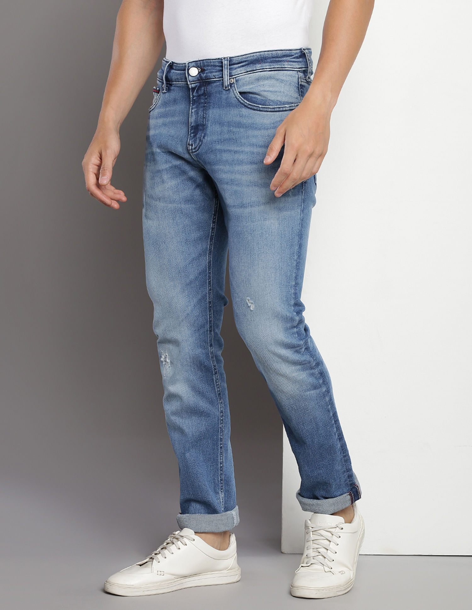 Tommy Hilfiger Scanton Slim Fit Stone Wash Jeans