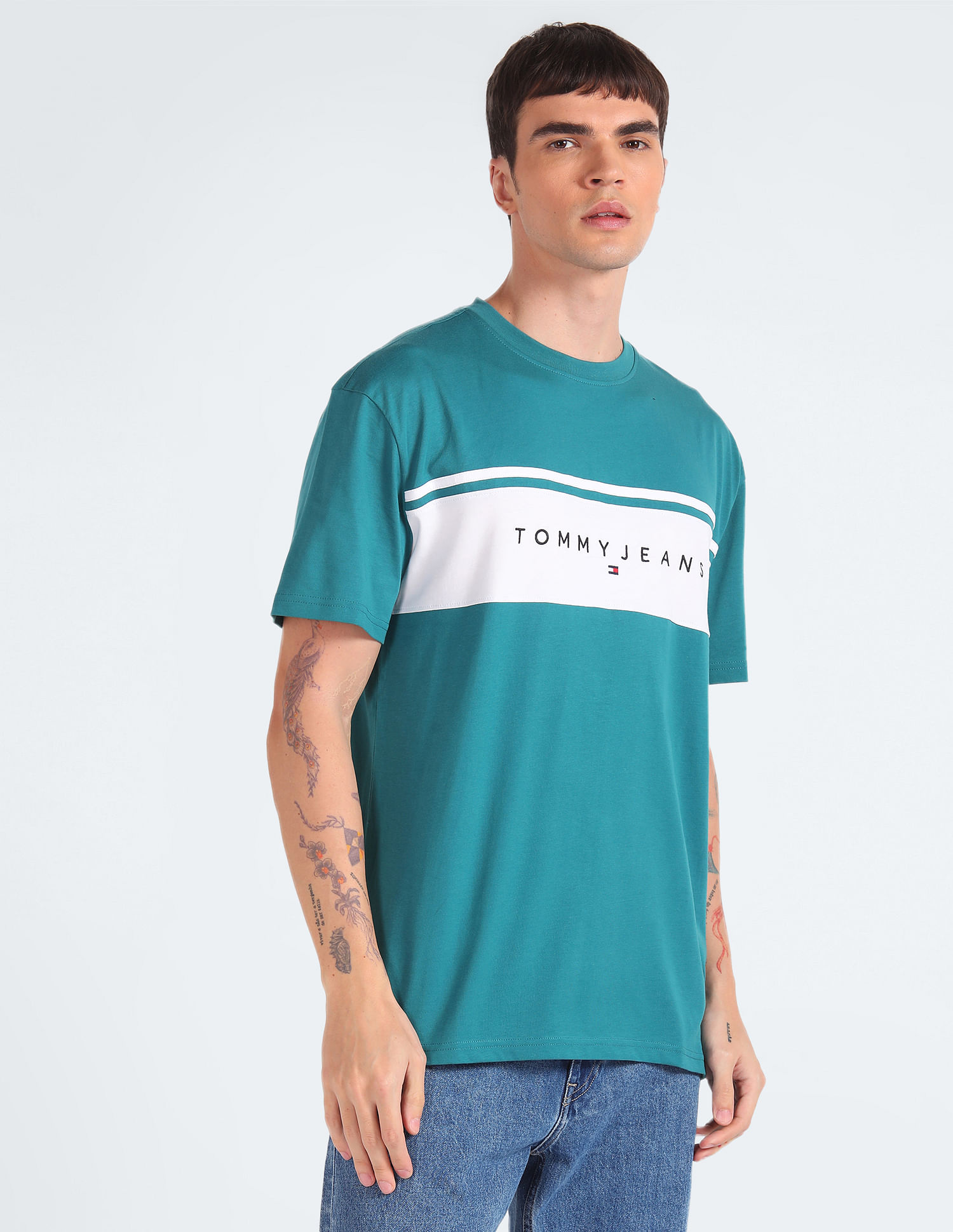 Buy Tommy Hilfiger Linear Cut And Sew T-Shirt - NNNOW.com