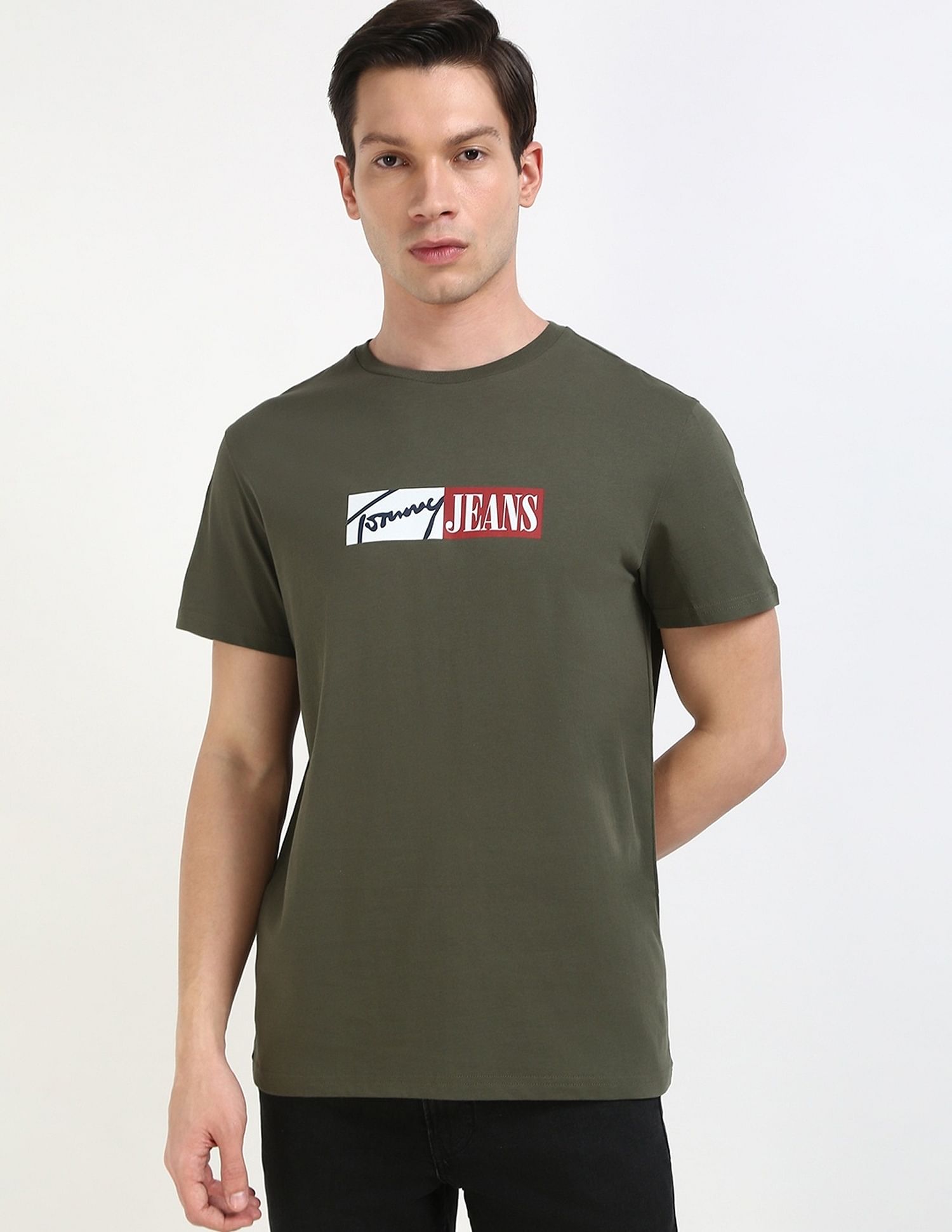 Tommy Hilfiger Logo Slim-Fit Cotton T-Shirt