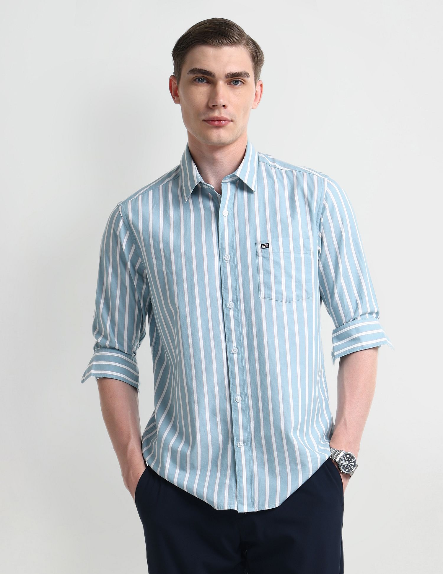 Arrow Sport Slim Fit Cotton Shirt