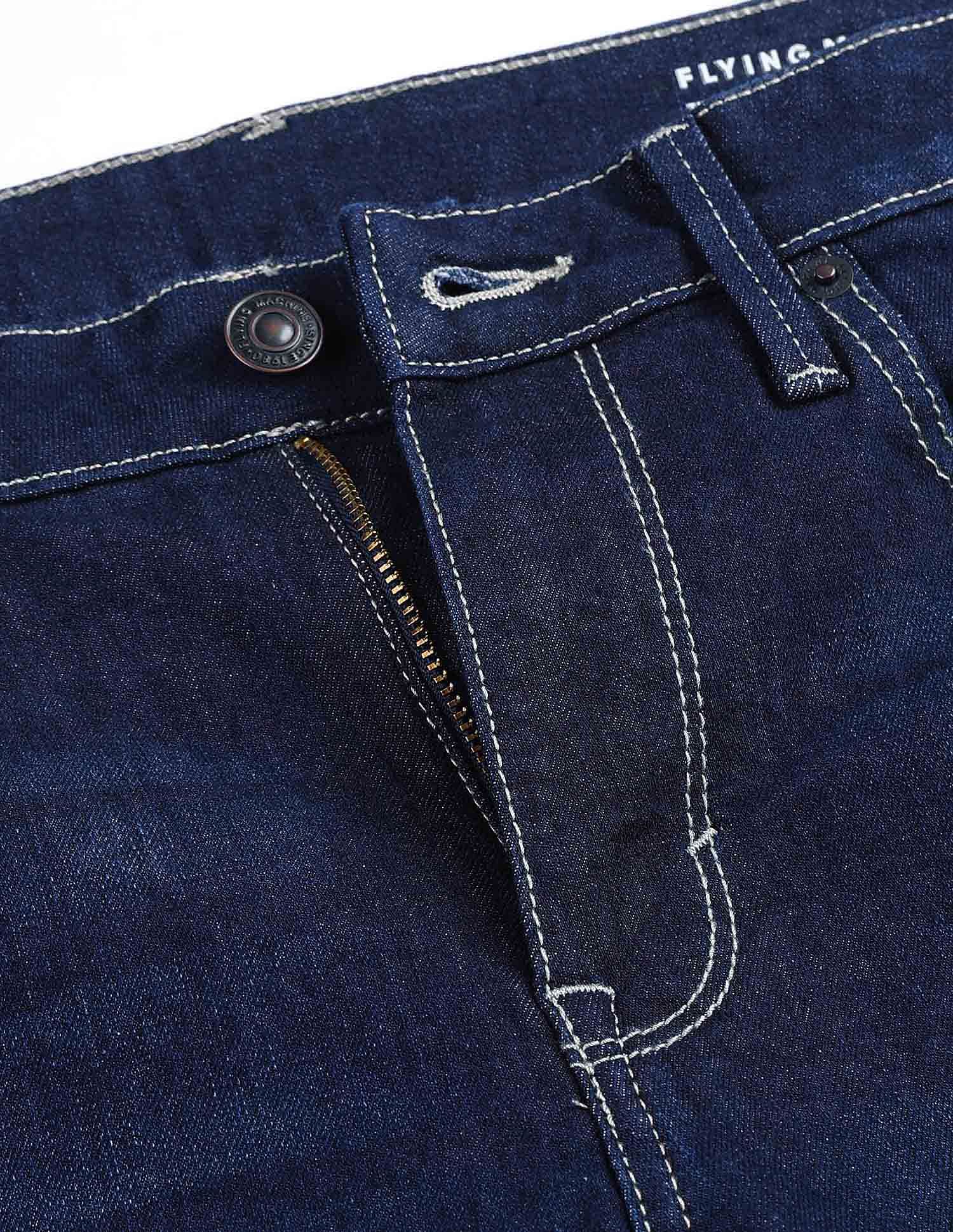 Flying Machine Rinsed Morrison Skinny Cropped Jeans