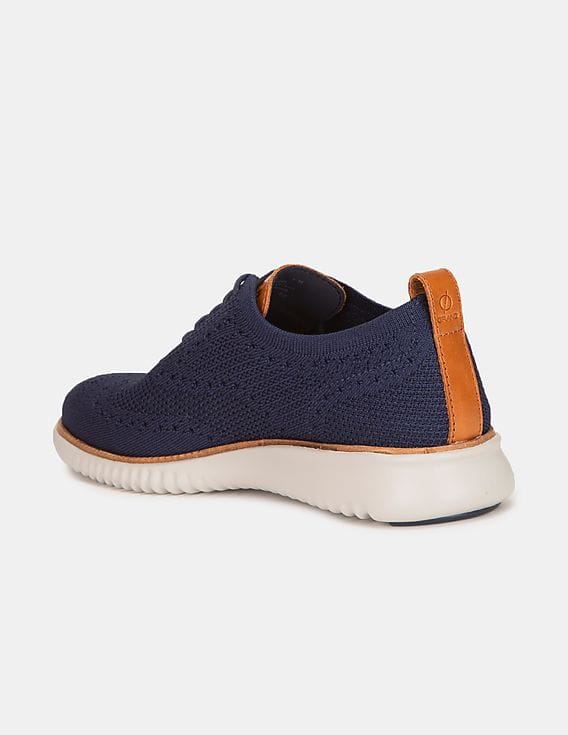 Buy Cole Haan Men Navy 2.ZERØGRAND Wingtip Oxford - NNNOW.com display picture 1