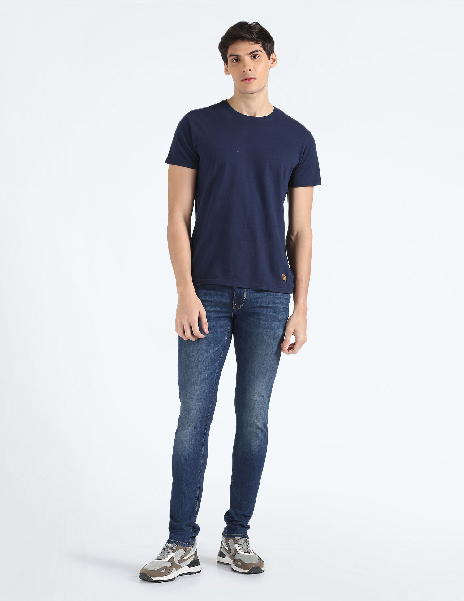 Flying Machine Mid Rise Jackson Super Skinny Jeans