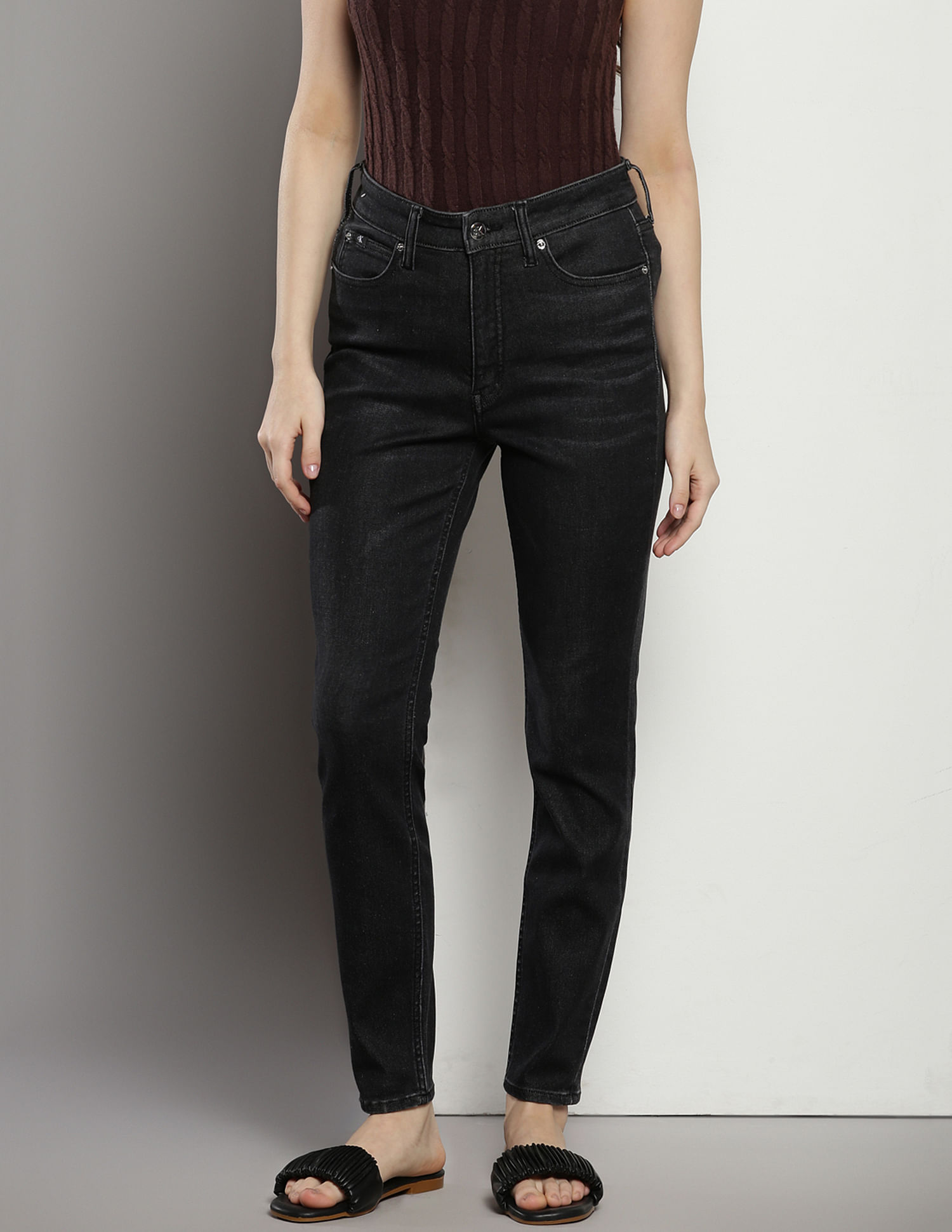 Calvin Klein High Rise Skinny Fit Jeans