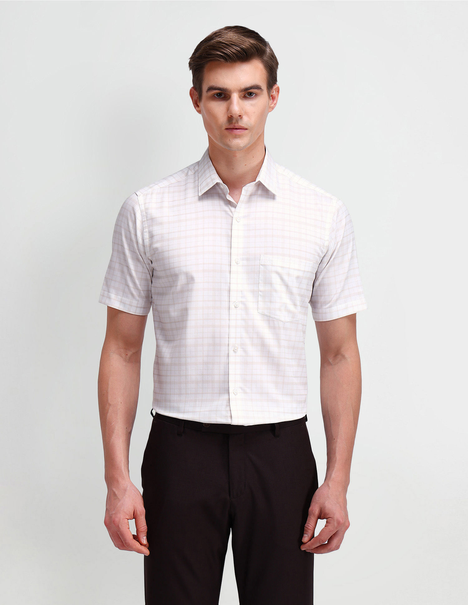 Arrow Liberty Classic Windowpane Checked Shirt