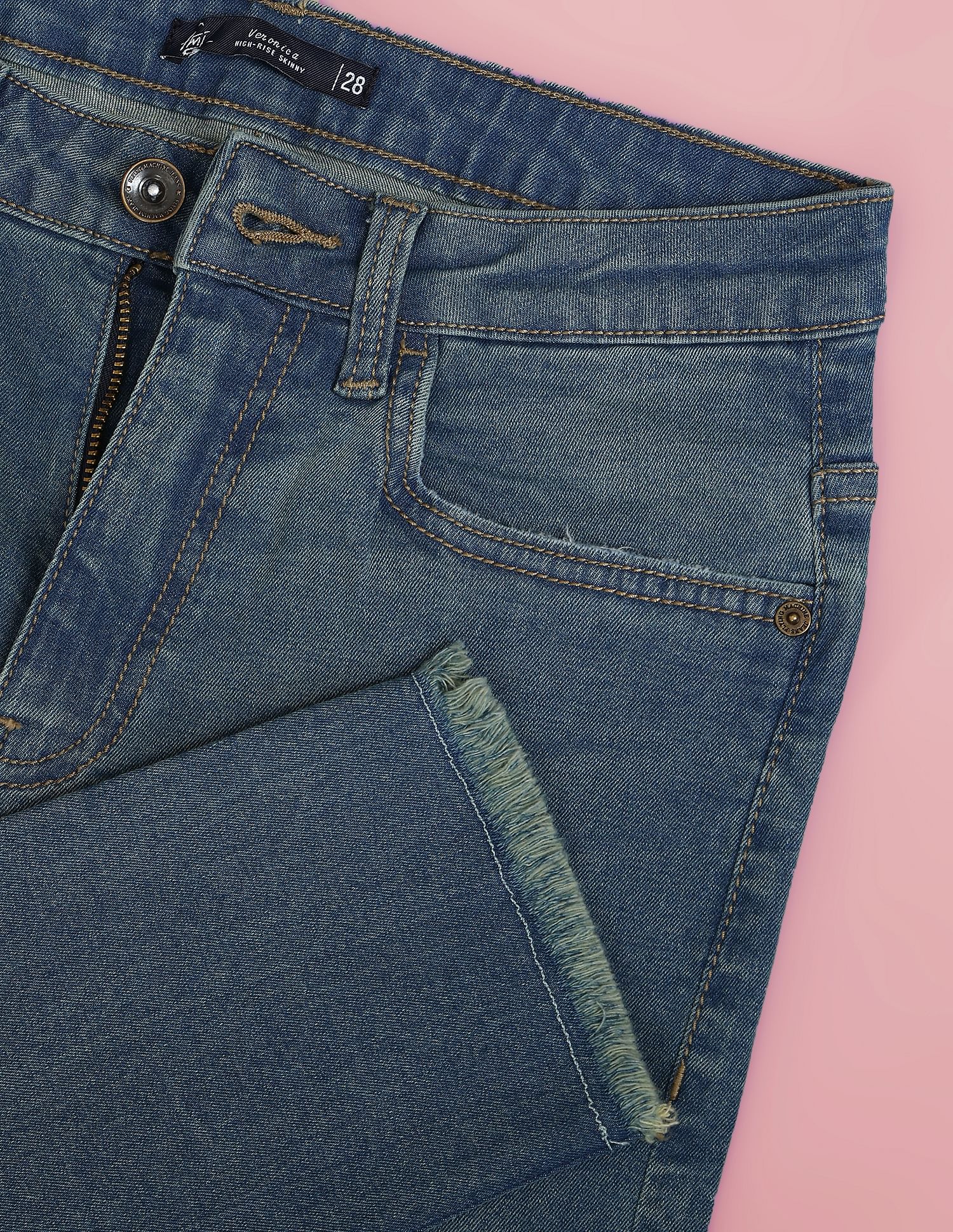 Flying Machine Women High Rise Skinny Fit Jeans