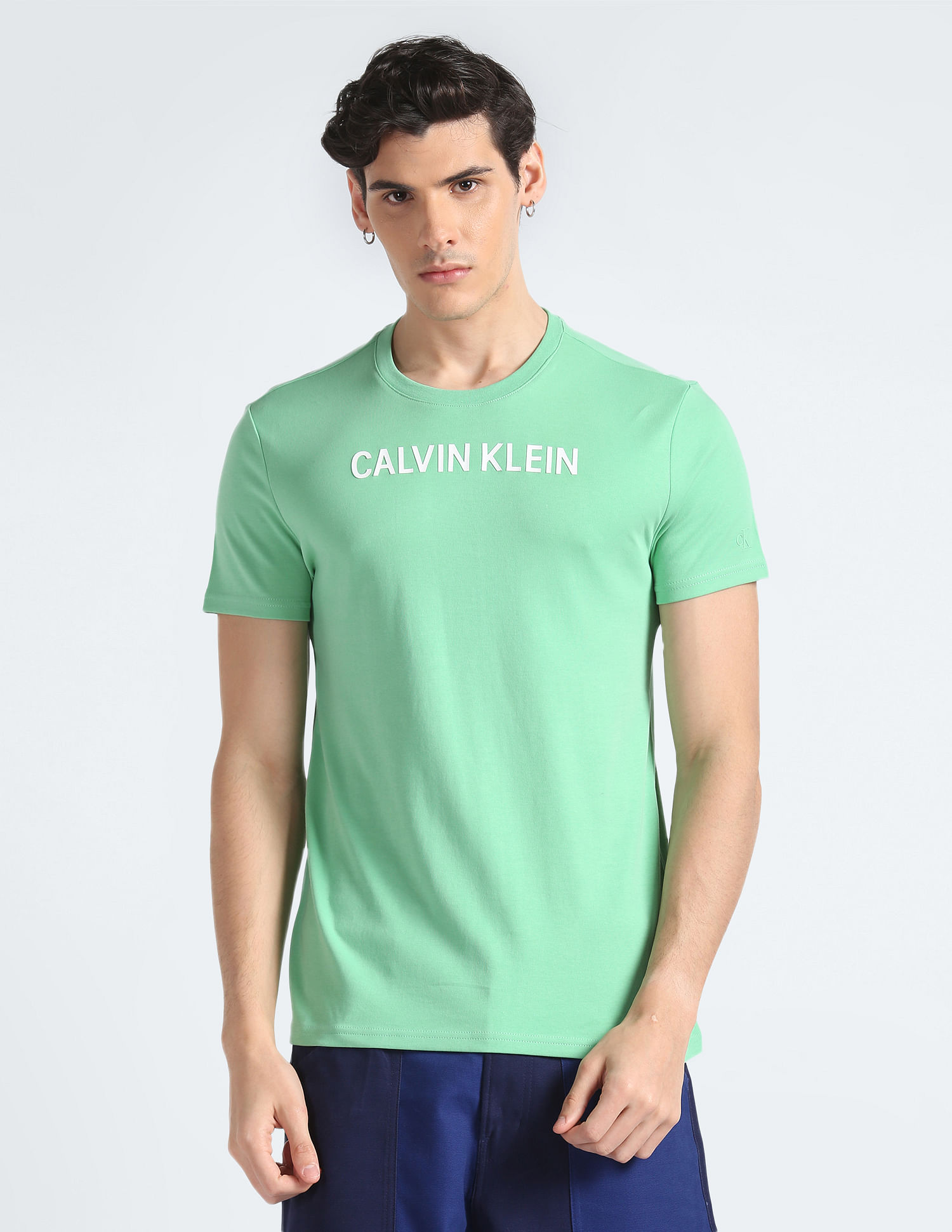 Micro Brand Buy T-Shirt Calvin Print Jeans Cotton Klein