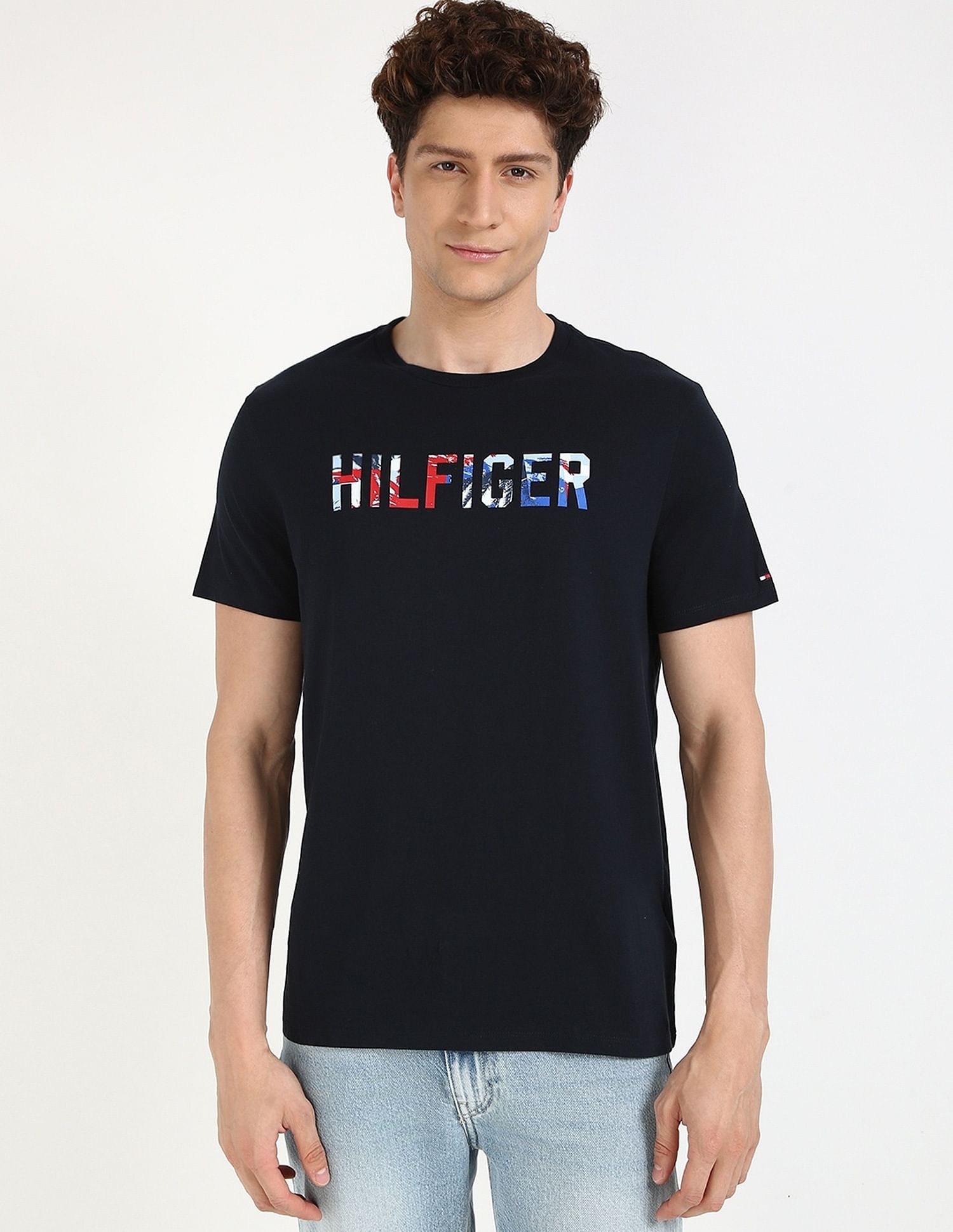 Tommy Hilfiger Logo Regular-Fit Cotton T-Shirt