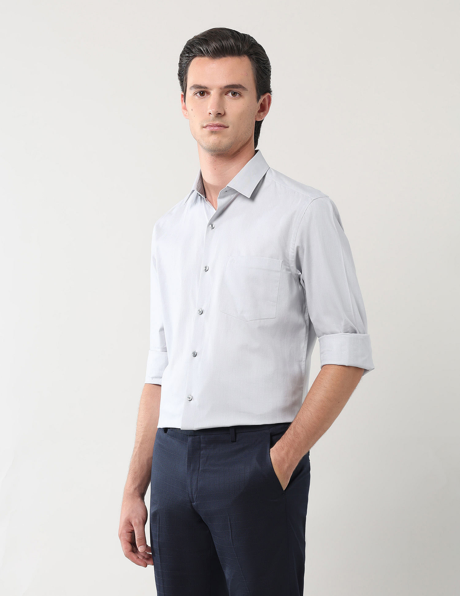 Arrow Pure Cotton Liberty Classic Fit Shirt