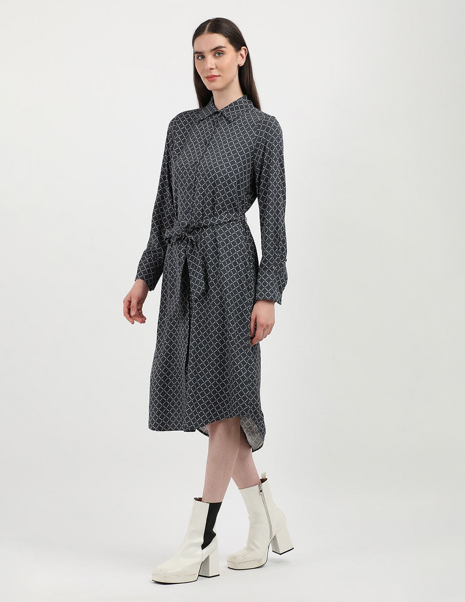 Tommy Hilfiger Diamond Monotype shirt Dress