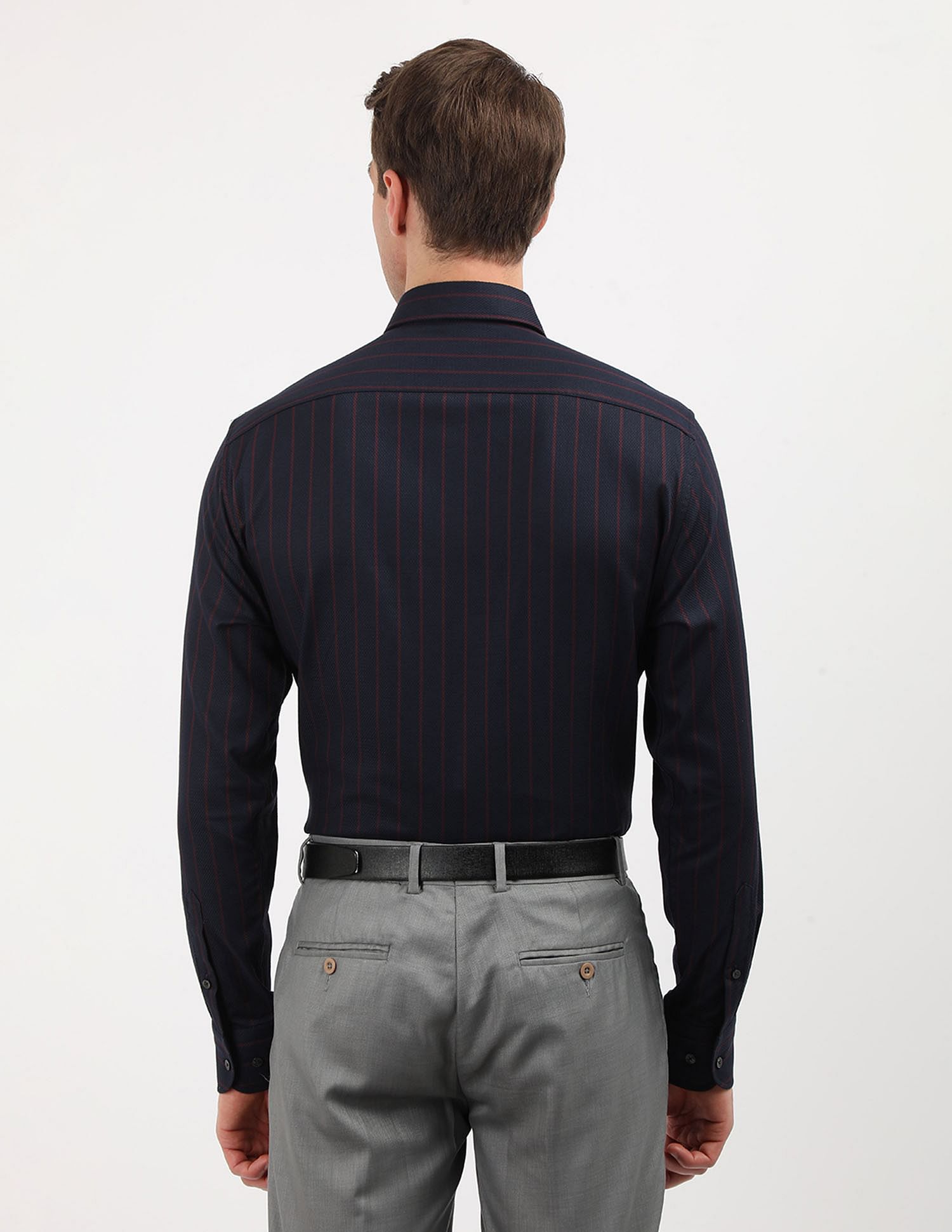 Tommy Hilfiger Waffle Dobby Vertical Stripedd Shirt