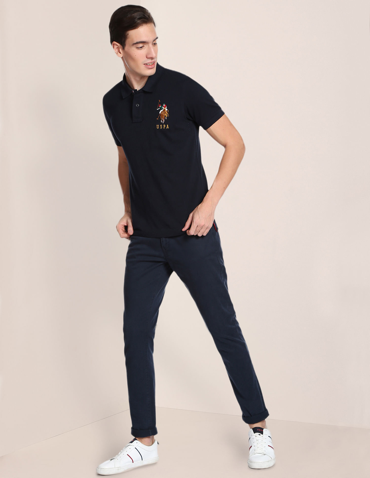 U.S. Polo Assn. Iconic Slim Fit Polo Shirt