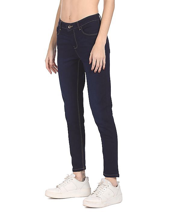 Flying Machine Women Mid Rise Skinny Fit Jeans