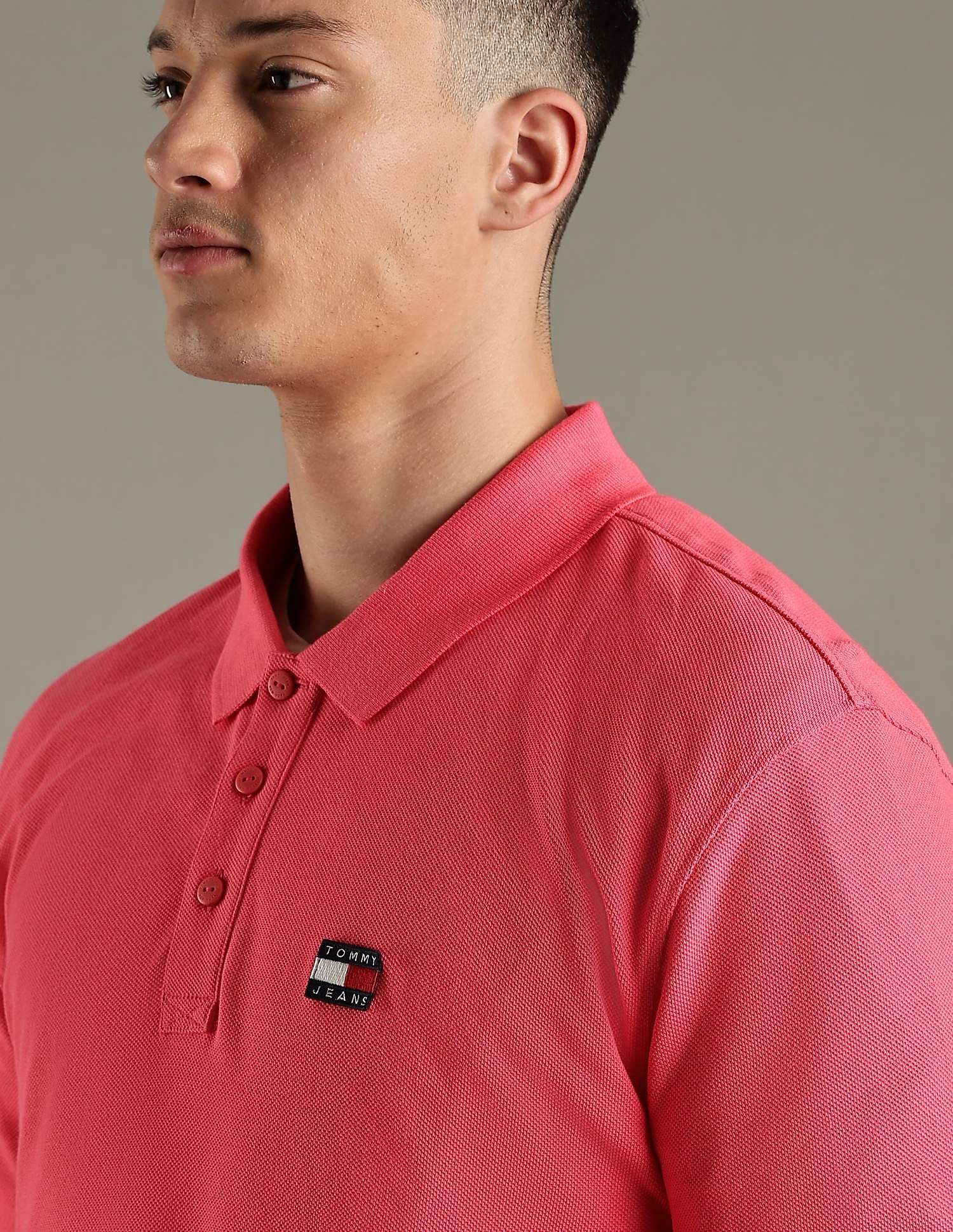 Tommy Hilfiger Solid Regular-Fit Cotton Polo Shirt