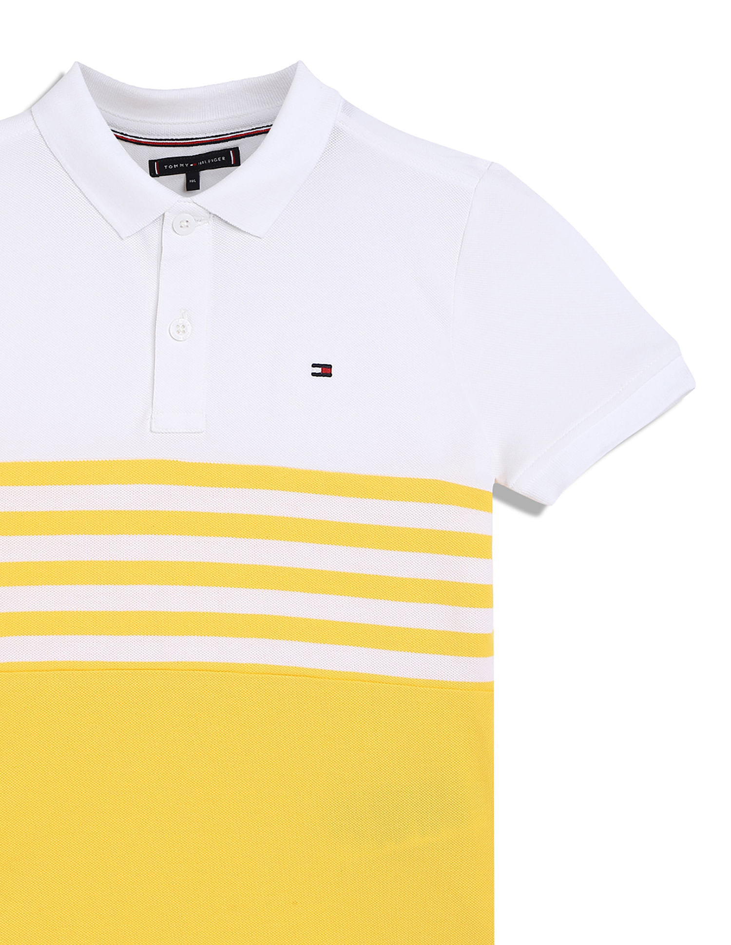 Tommy Hilfiger Kids Color Block Regular Fit Polo T-Shirt