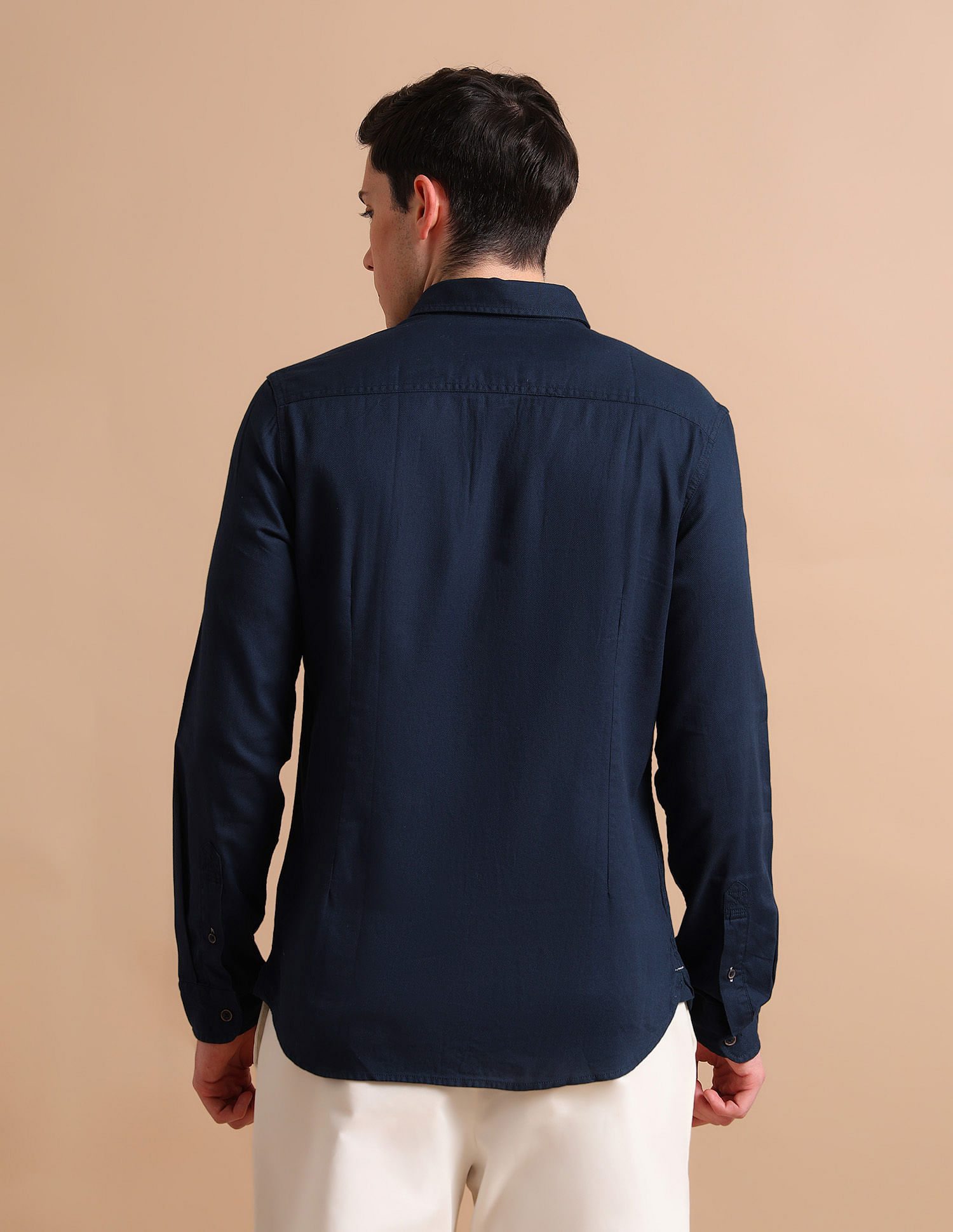 U.S. Polo Assn. Denim Co. Spread Collar Dobby Shirt
