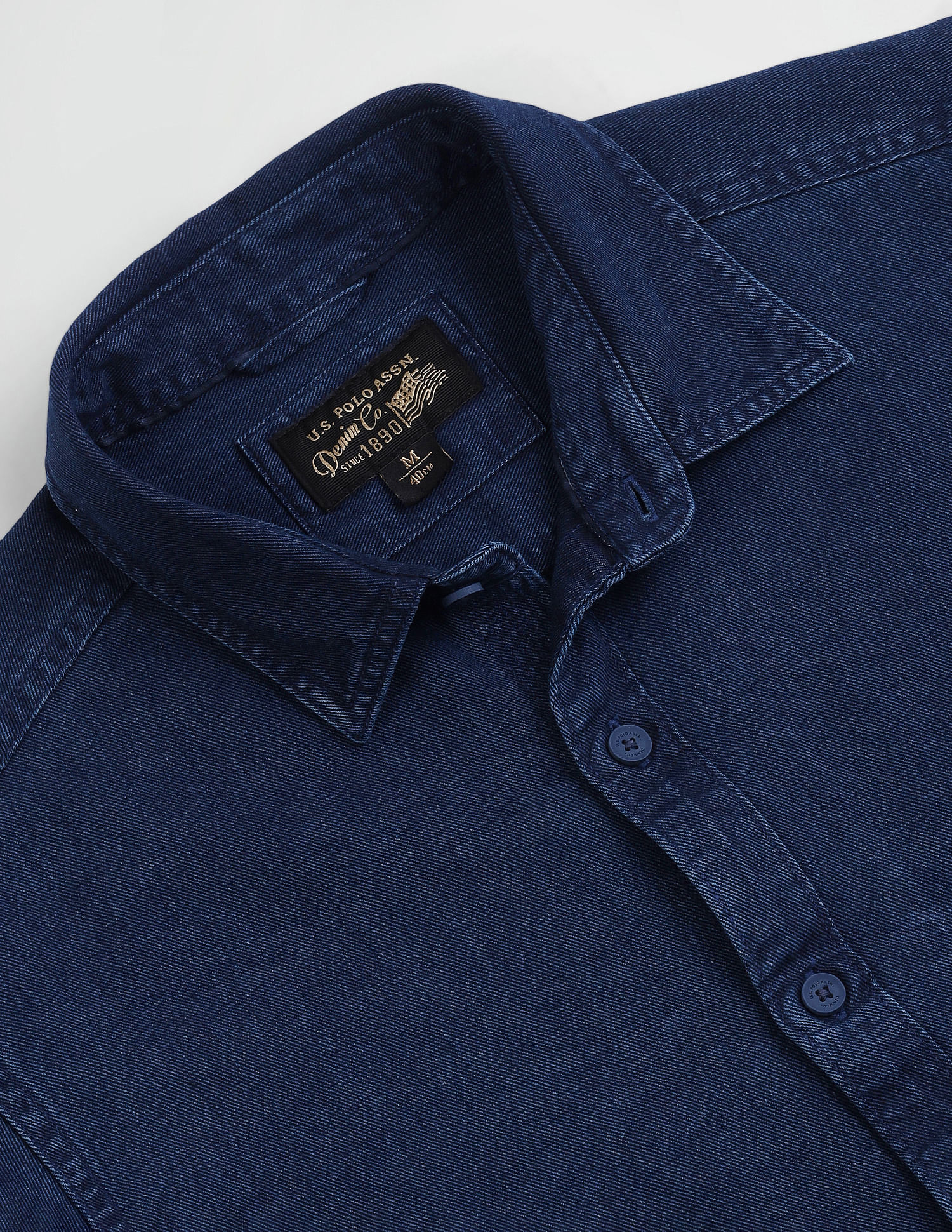 U.S. Polo Assn. Denim Co. Slim Fit Washed Denim Shirt