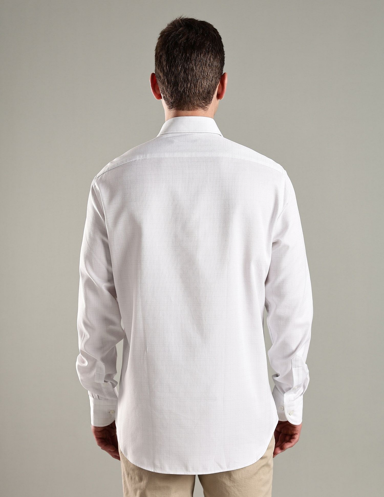 Tommy Hilfiger Solid Regular Fit Cotton Shirt