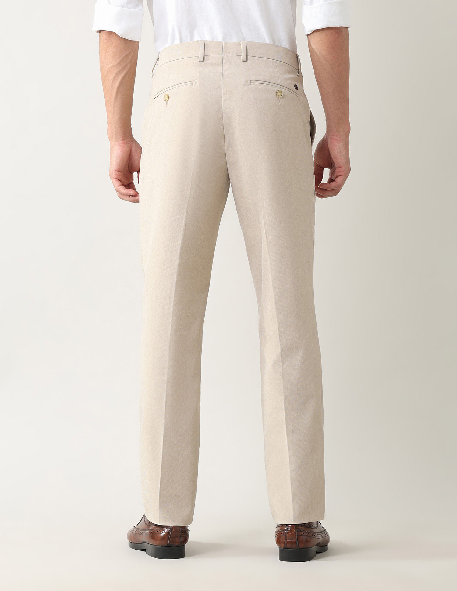 Arrow Dobby Regular Fit Trousers