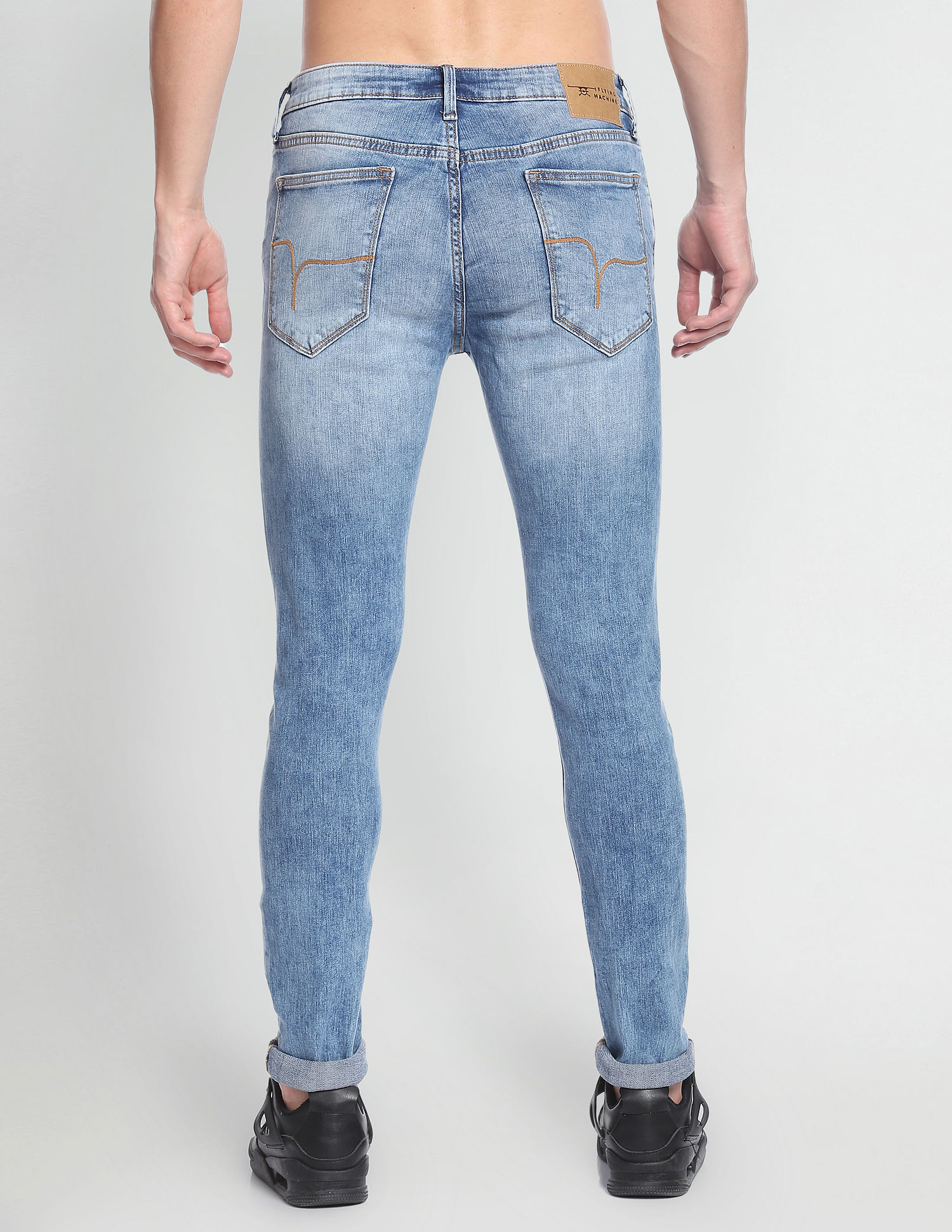 Flying Machine Super Skinny Fit Stone Wash Jeans