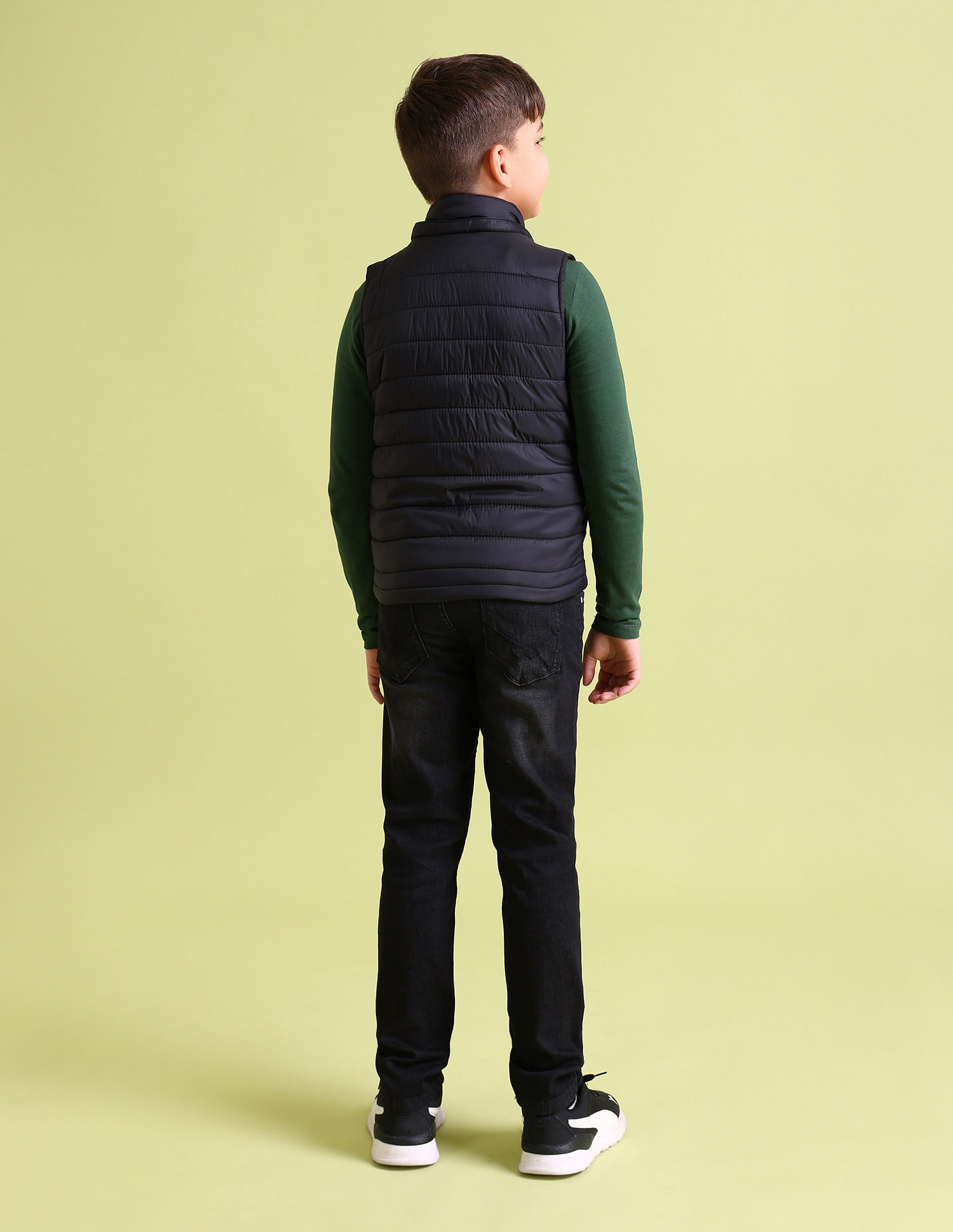 U.S. Polo Assn. Kids Sleeveless Solid Puffer Jacket