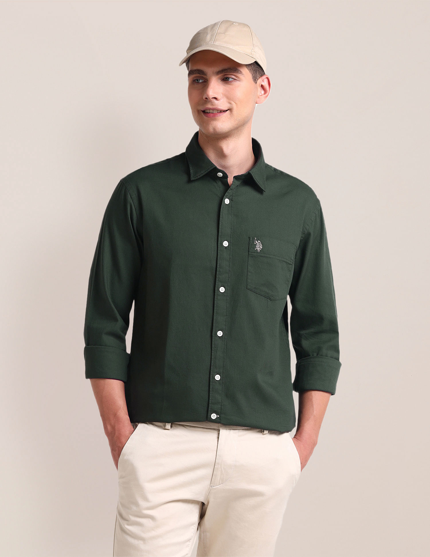 U.S. Polo Assn. Premium Cotton Dobby Shirt
