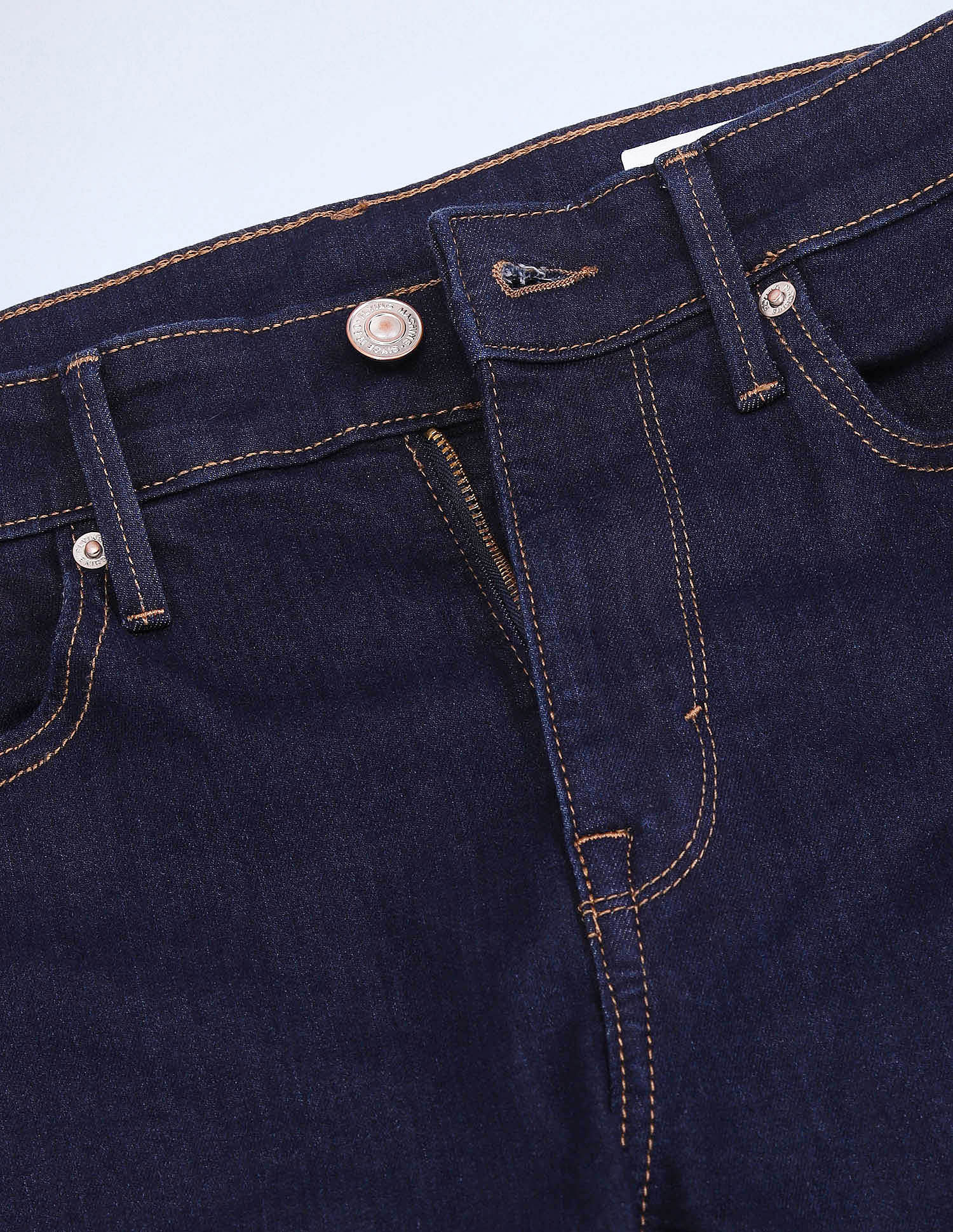 Flying Machine Slash Slim Tapered Fit Jeans
