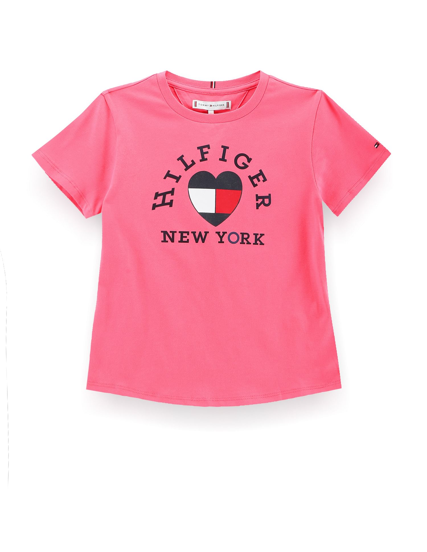 Buy Tommy Hilfiger Kids Girls Vinyl Print T Shirt NNNOW