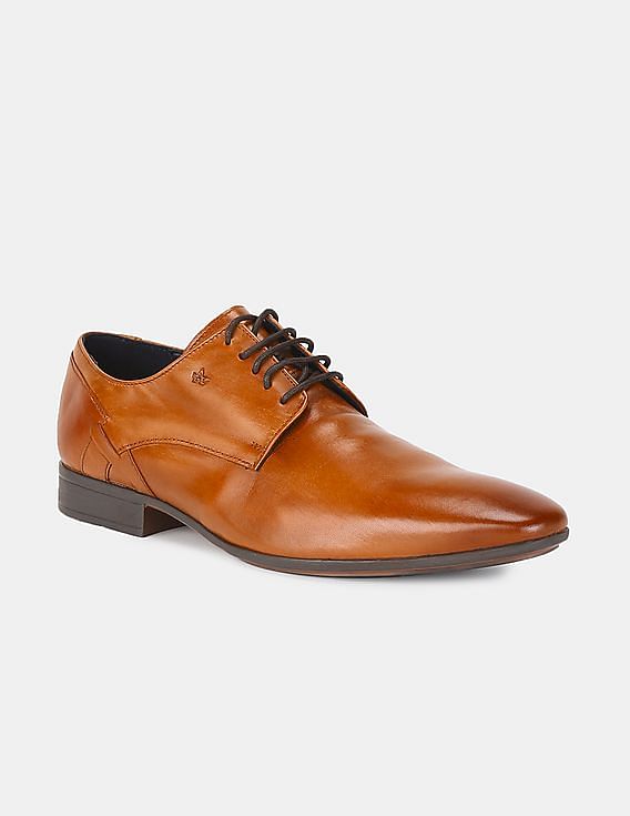 Mens tan deals pointed shoes