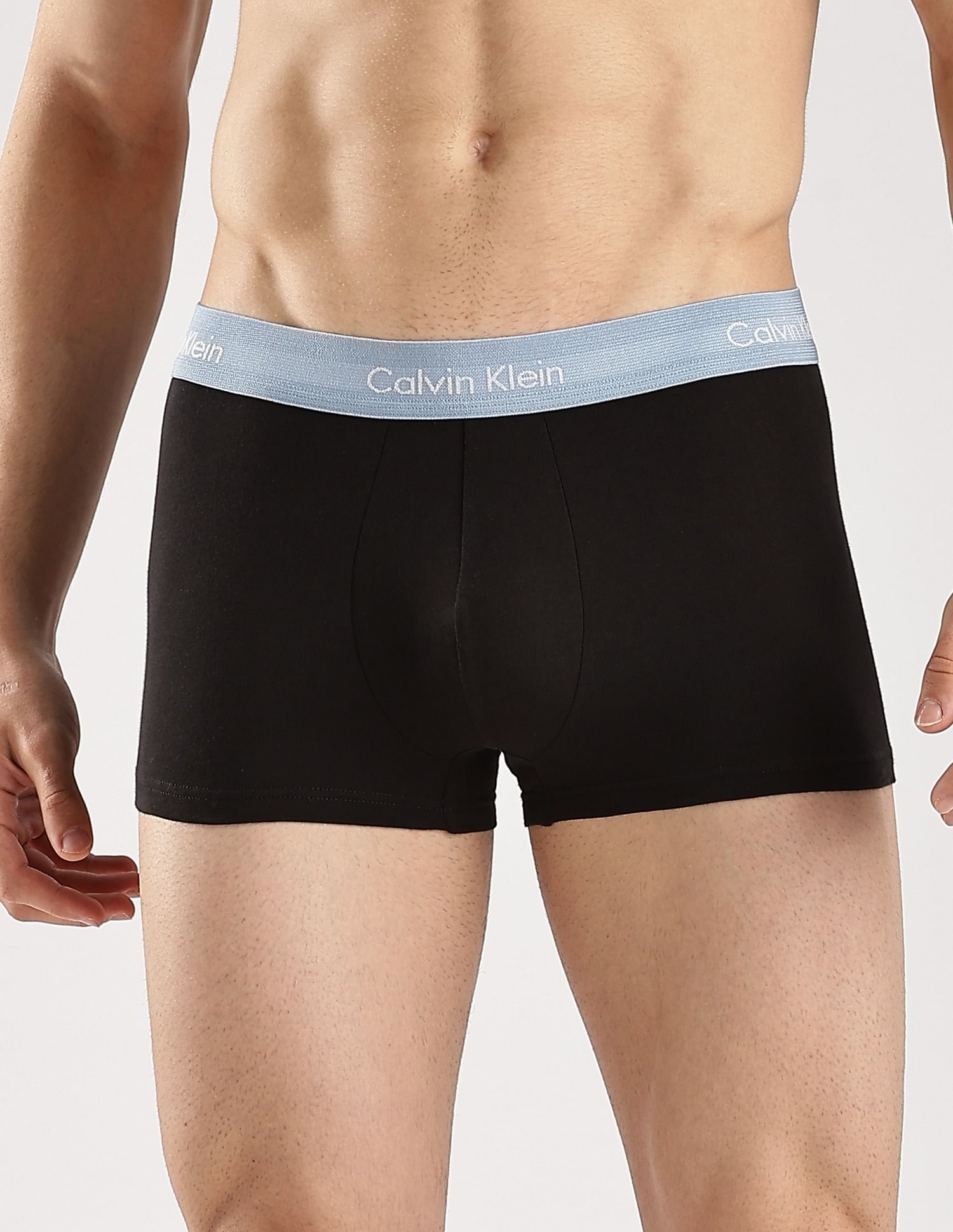 Calvin Klein Underwear Solid Multi Low Rise Trunks - Pack Of - 3