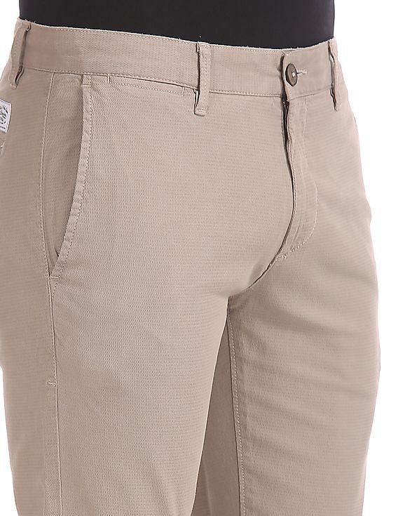 U.S. Polo Assn. Denim Co. Austin Trim Fit Patterned Trousers