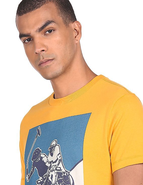 U.S. Polo Assn. Denim Co. Cotton Brand Print Shirt