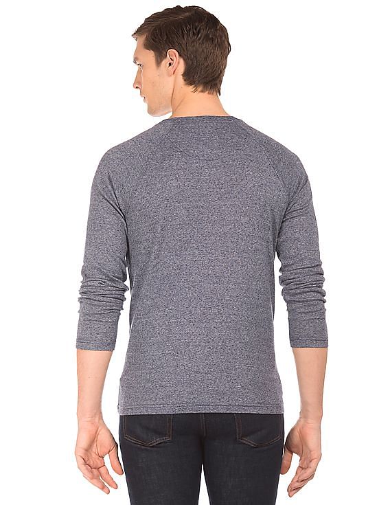 Aeropostale Long Sleeve Henley T-Shirt
